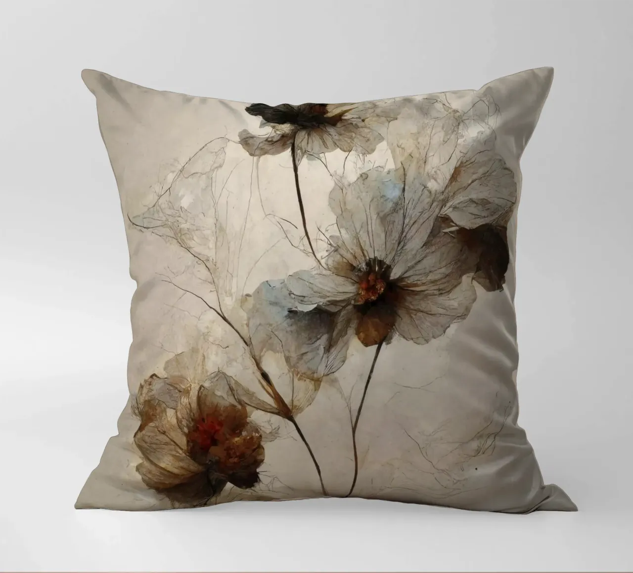 Dry Flowers No 3 cuscino da treechild