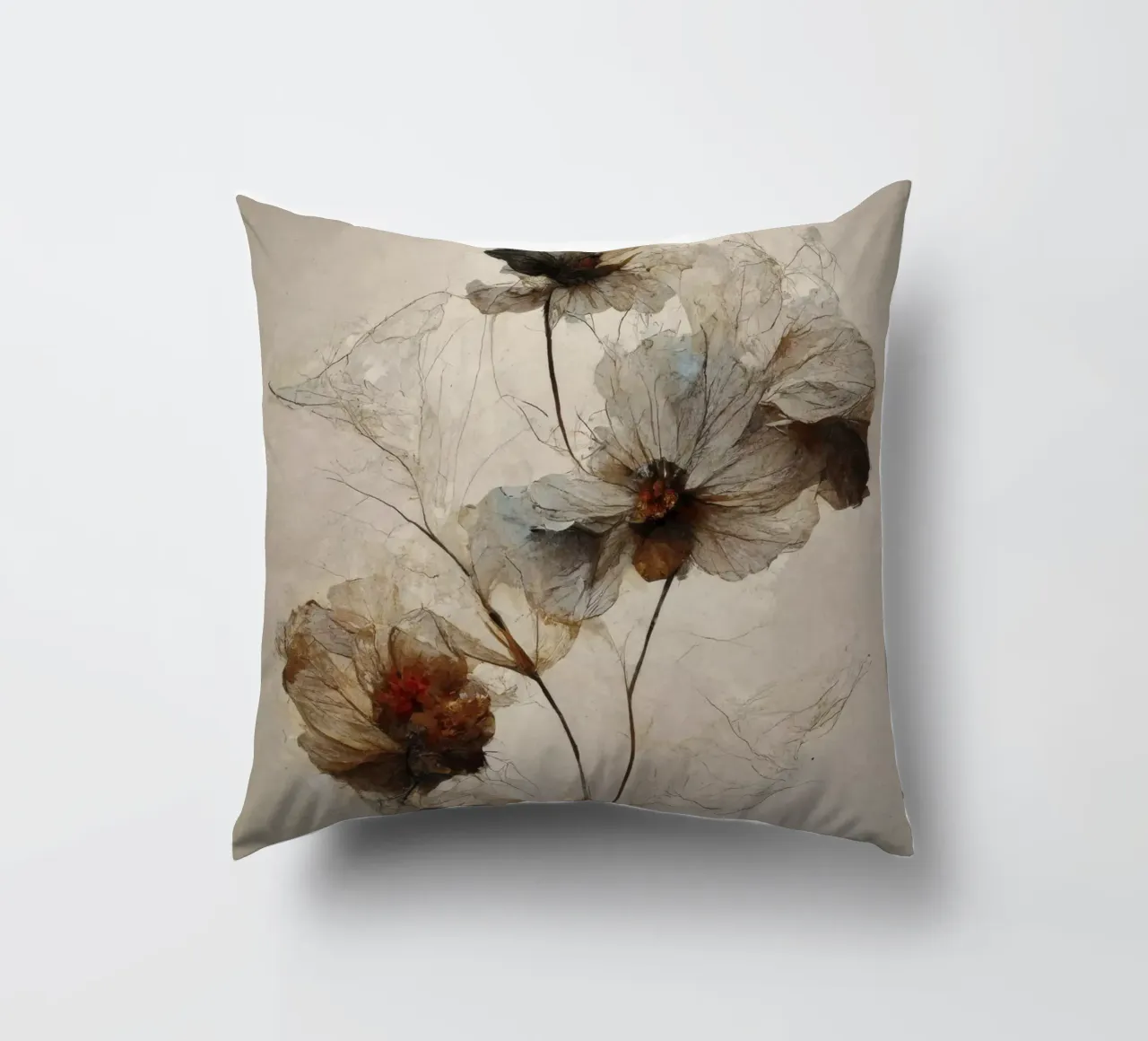 Dry Flowers No 3 cuscino da treechild