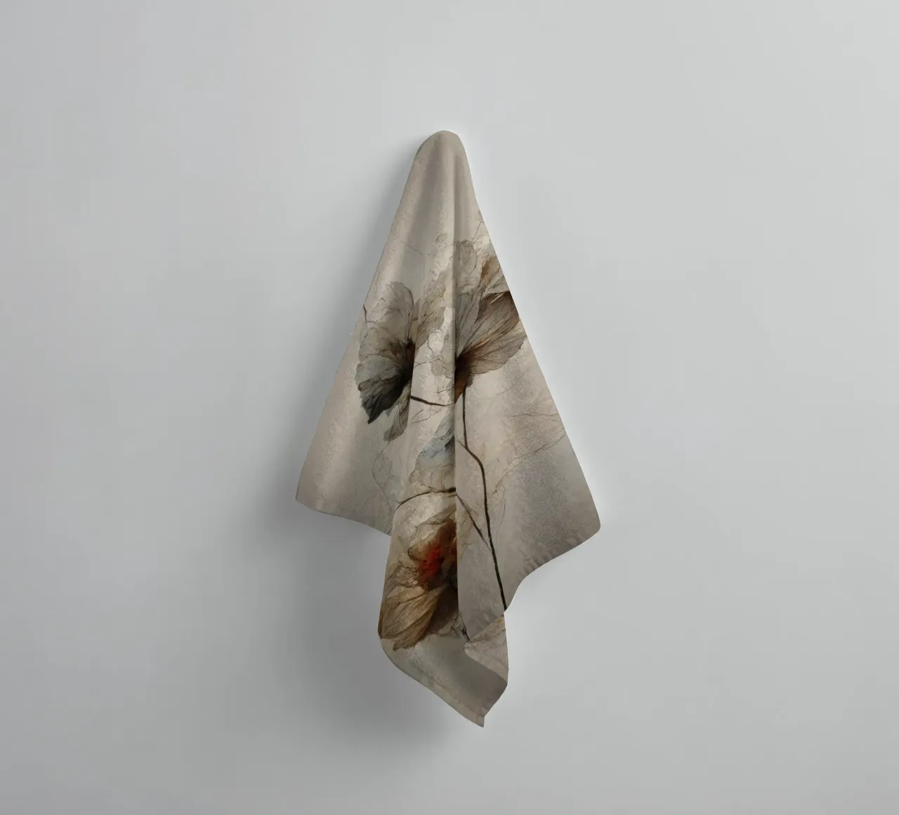 Dry Flowers No 3 asciugamano da bagno da treechild