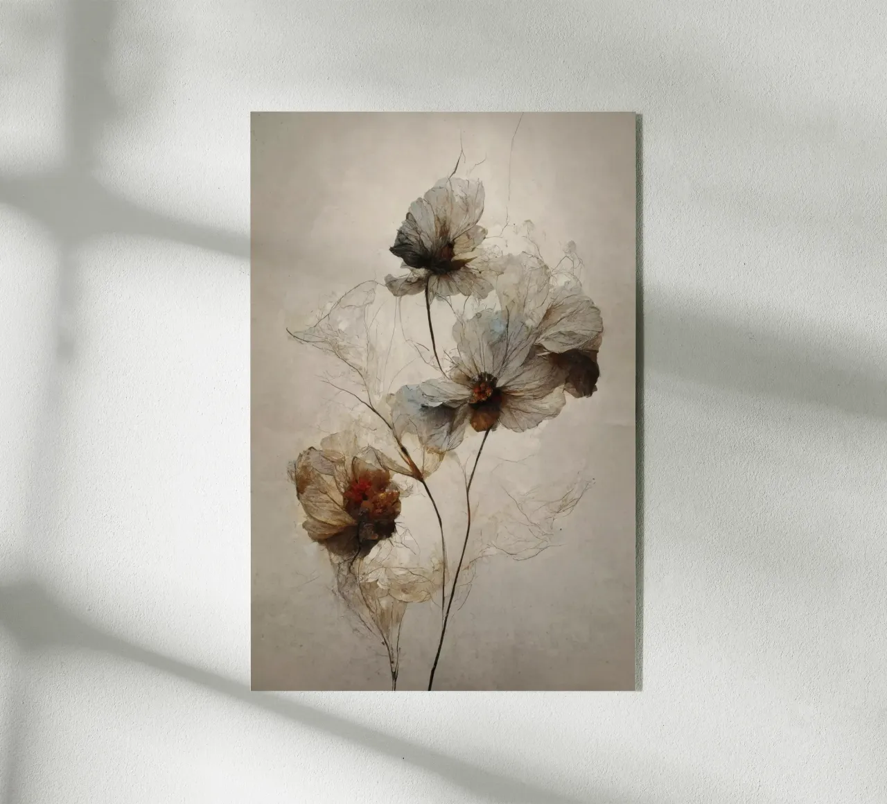 Dry Flowers No 3 plexiglass da treechild