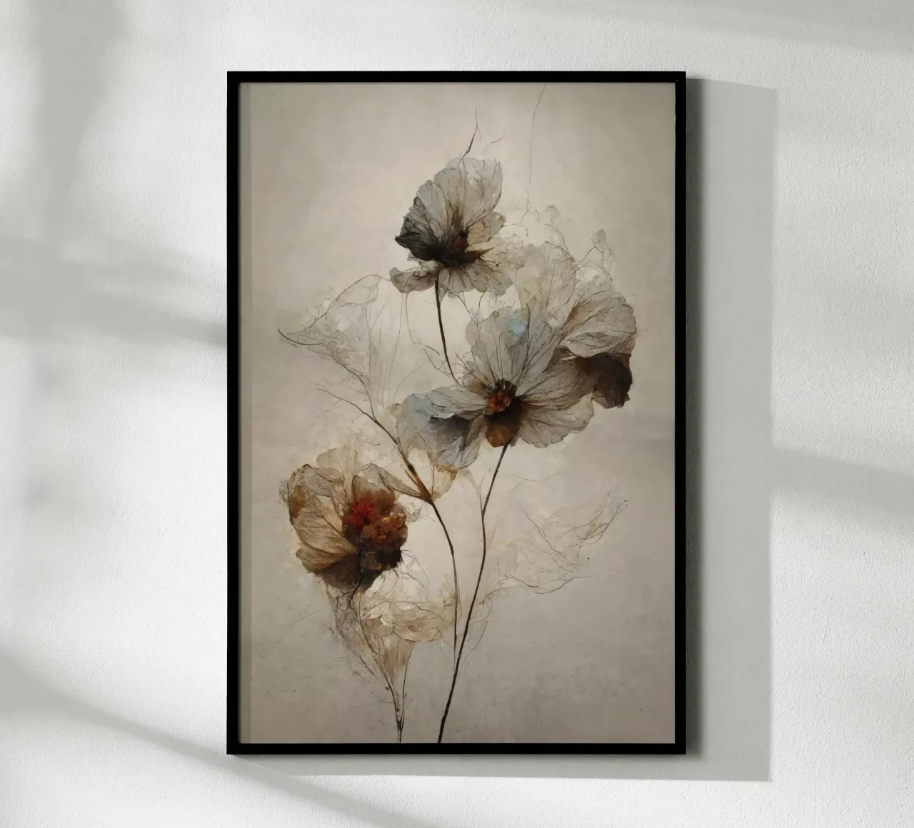 Dry Flowers No 3 carta hahnemühle da treechild