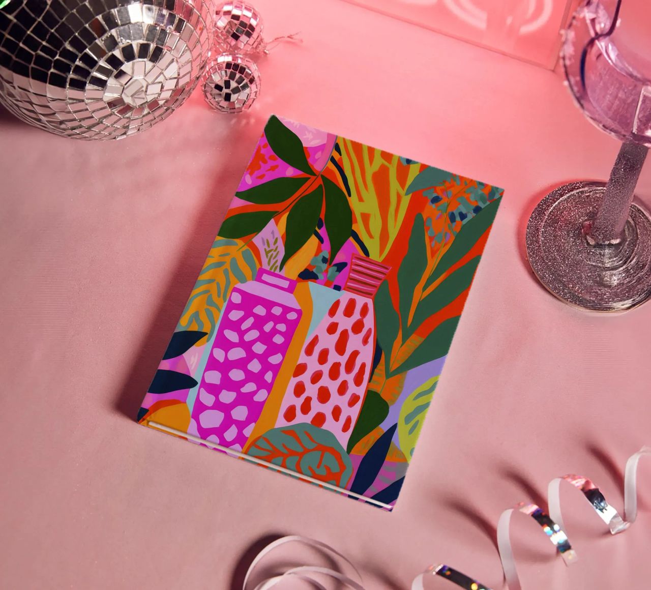 Neon Vases notebook by treechild