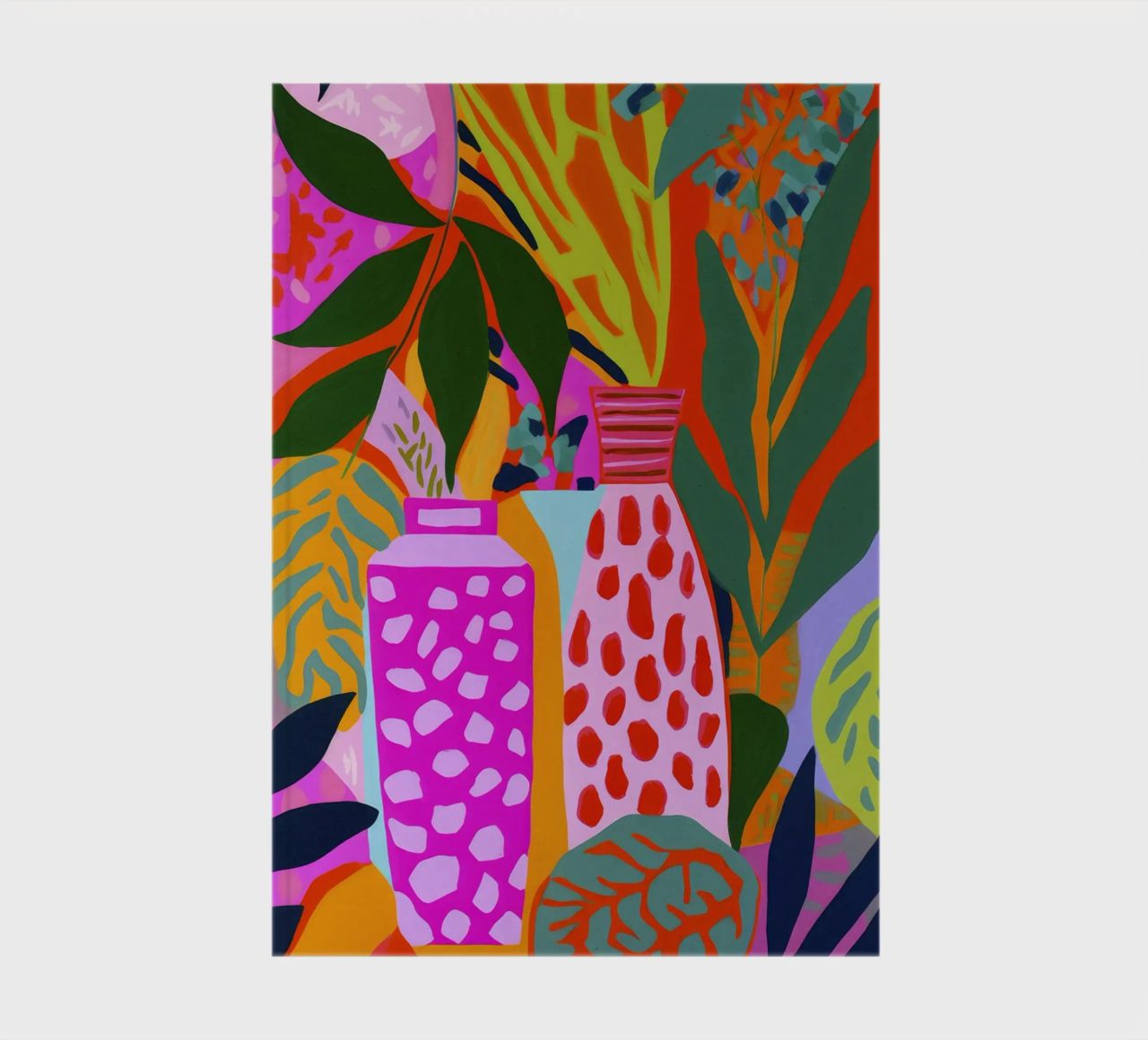 Neon Vases notebook by treechild