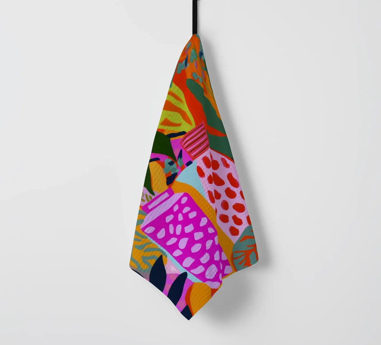 Neon Vases tea towel by treechild