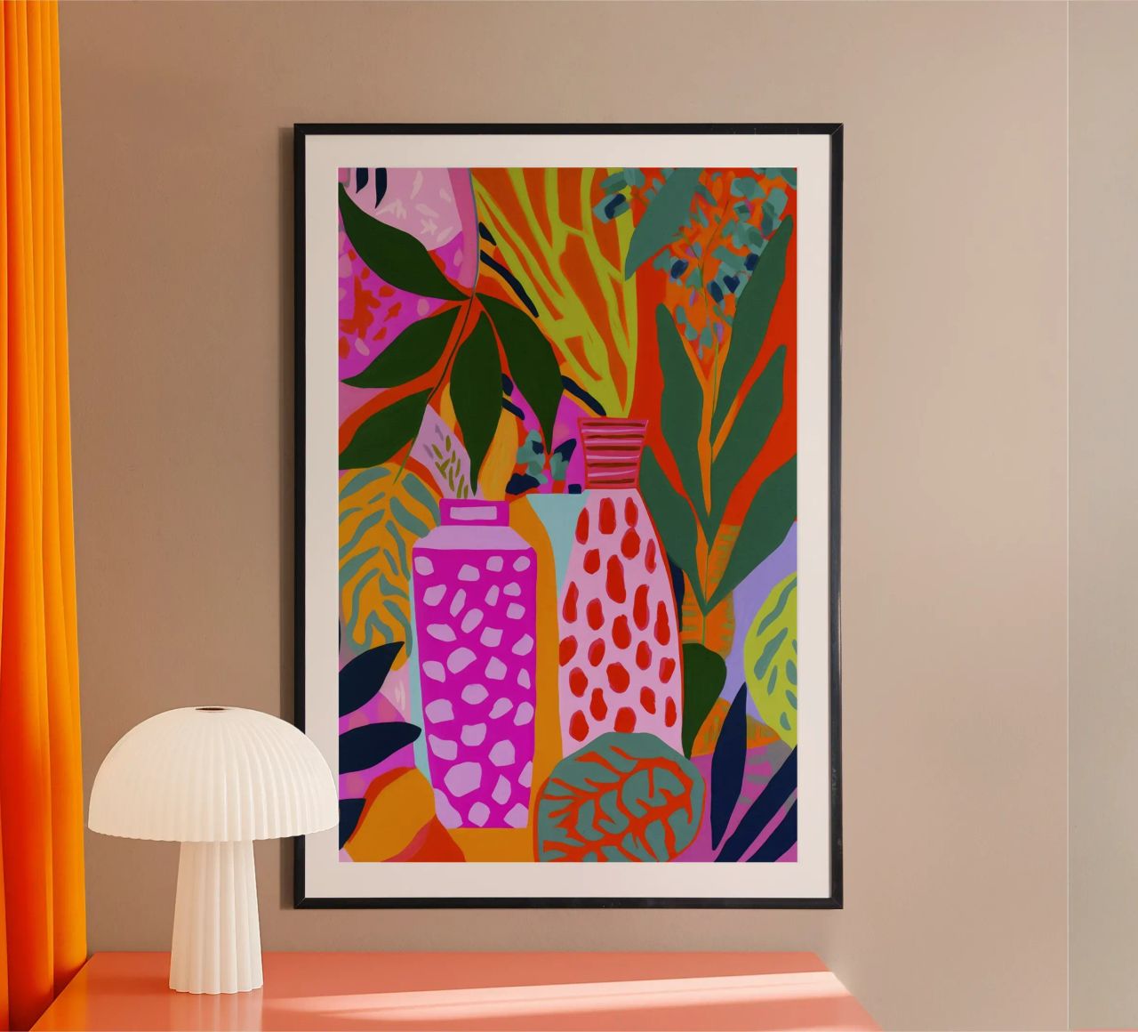 Neon Vases poster by treechild
