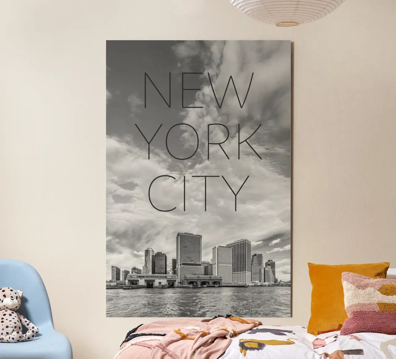 MANHATTAN South Point e Whitehall Terminal | Minimalist Skyl alluminio dibond da Melanie Viola