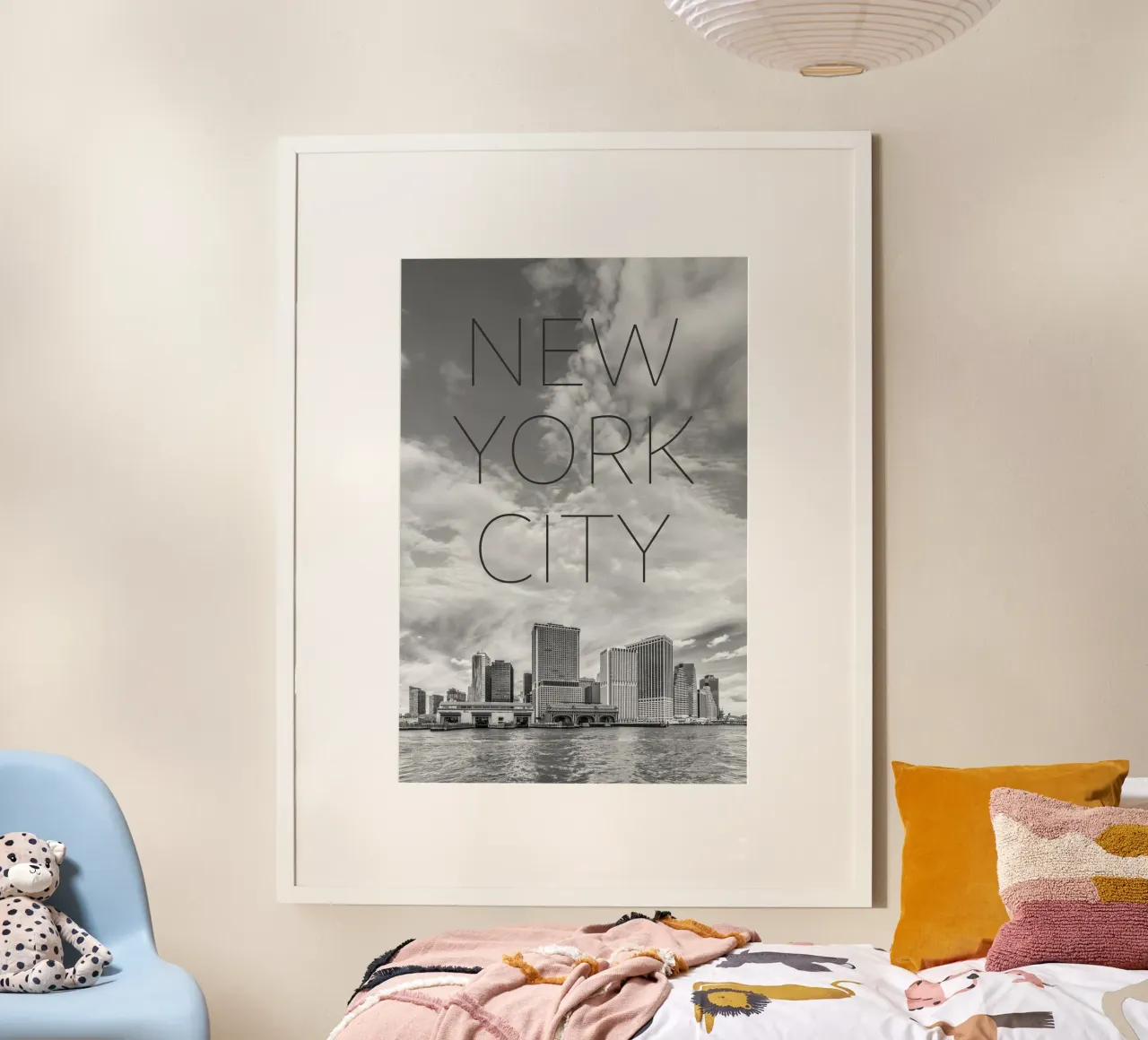 MANHATTAN South Point y Whitehall Terminal | Minimalist Skyl hahnemühle de Melanie Viola