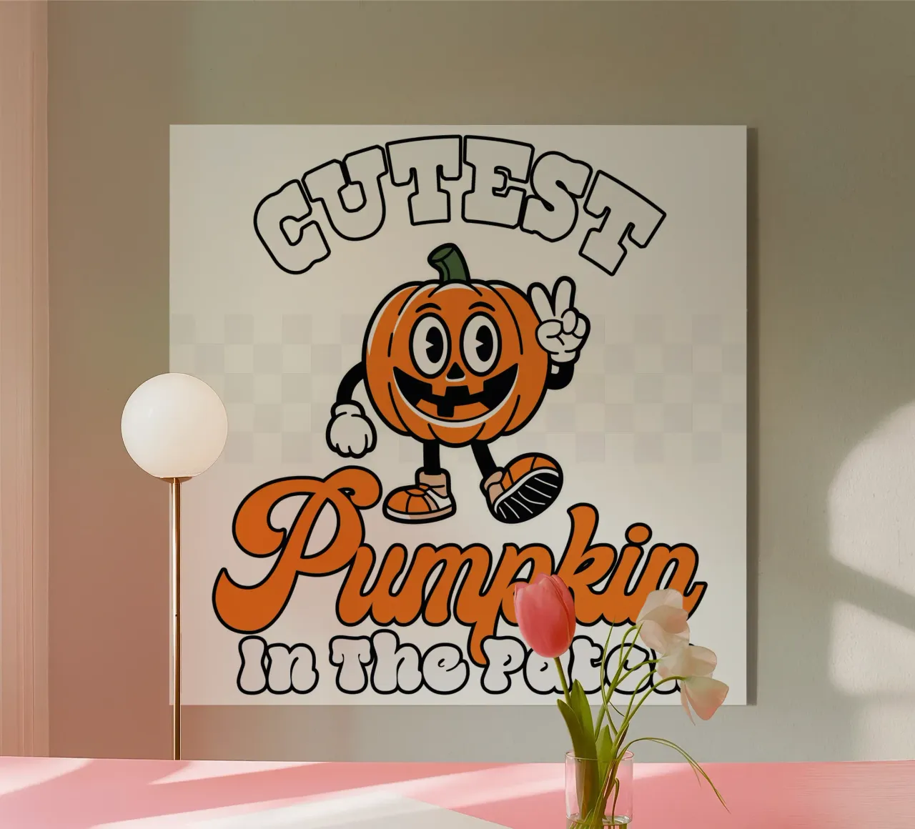 Cutest Pumpkin in the Patch metacrilato de edsonramosart