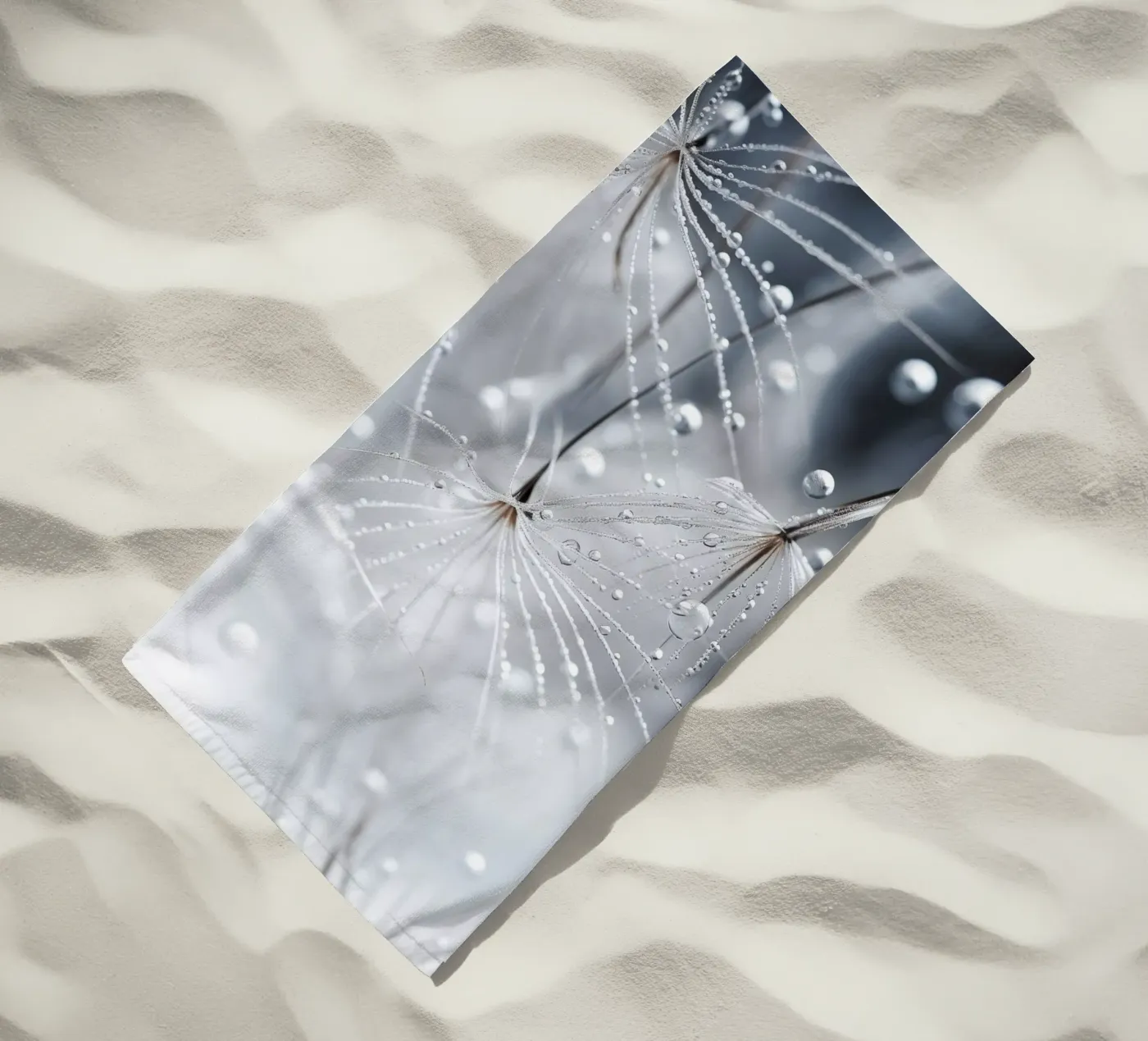 Tiny Wet World beach towel by treechild