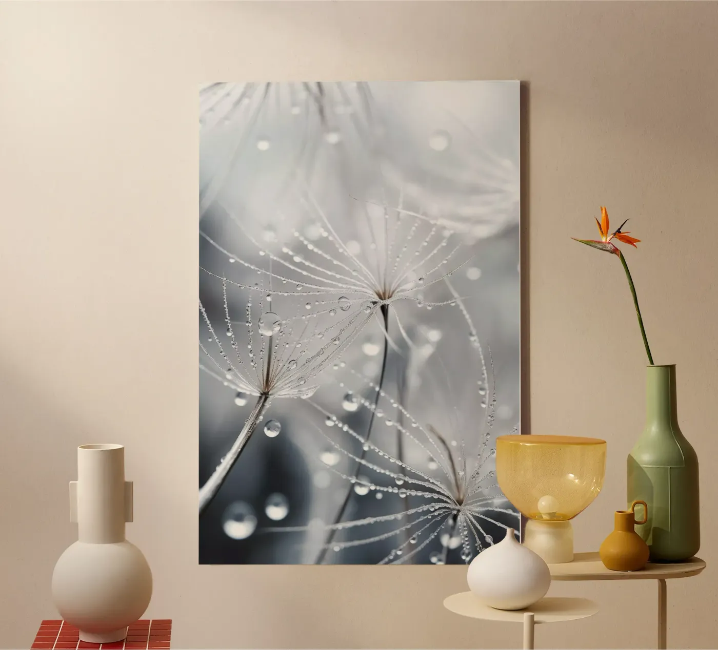 Tiny Wet World Leinwand von treechild