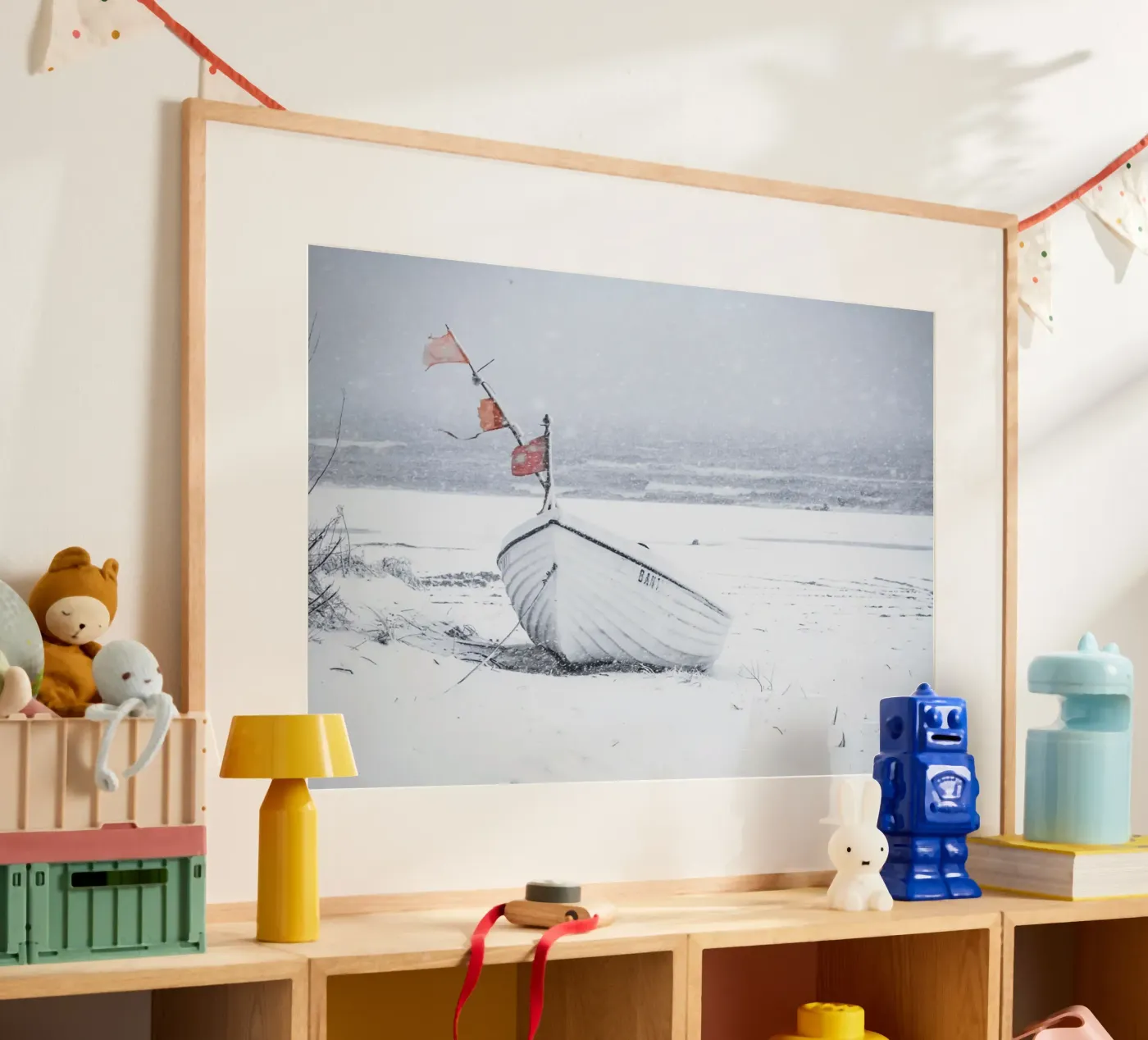 Winter boot poster by inselverliebt Usedom