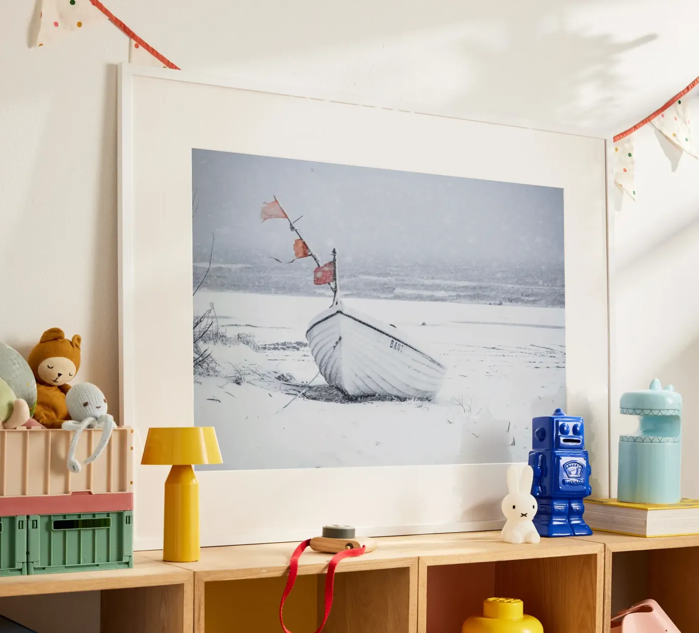 Winter boot poster by inselverliebt Usedom