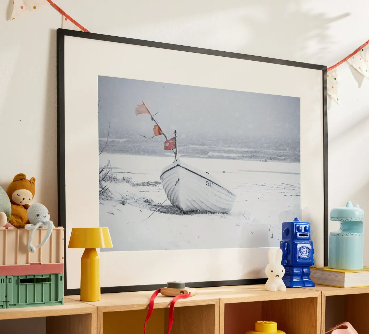 Winter boot poster by inselverliebt Usedom