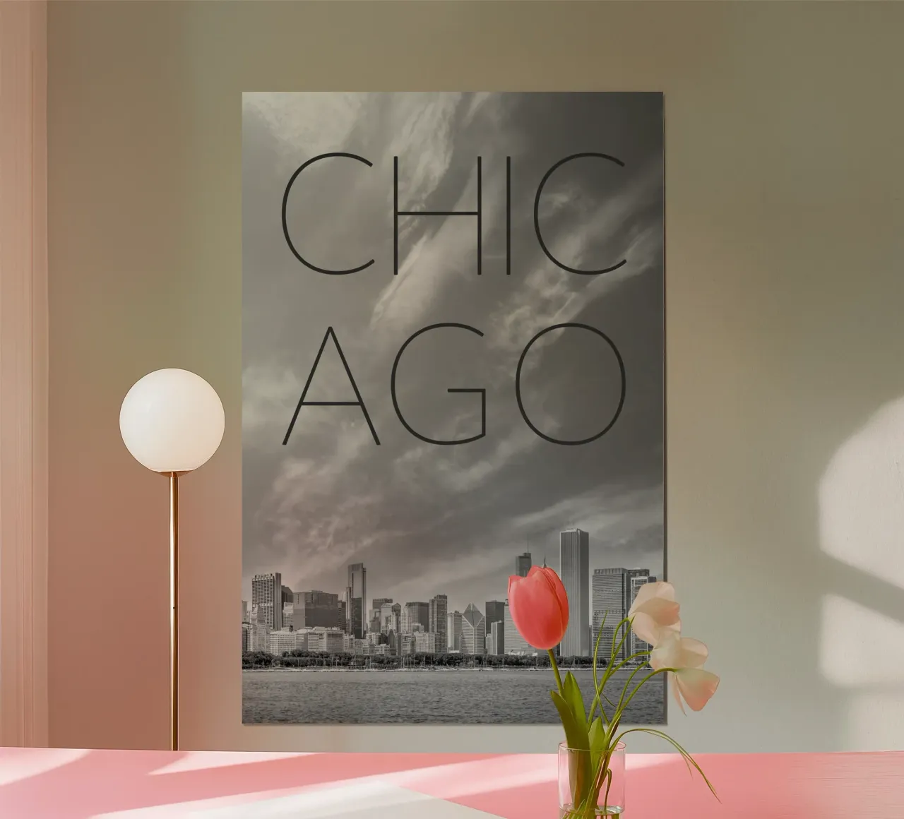 Skyline di CHICAGO | Testo poster da Melanie Viola