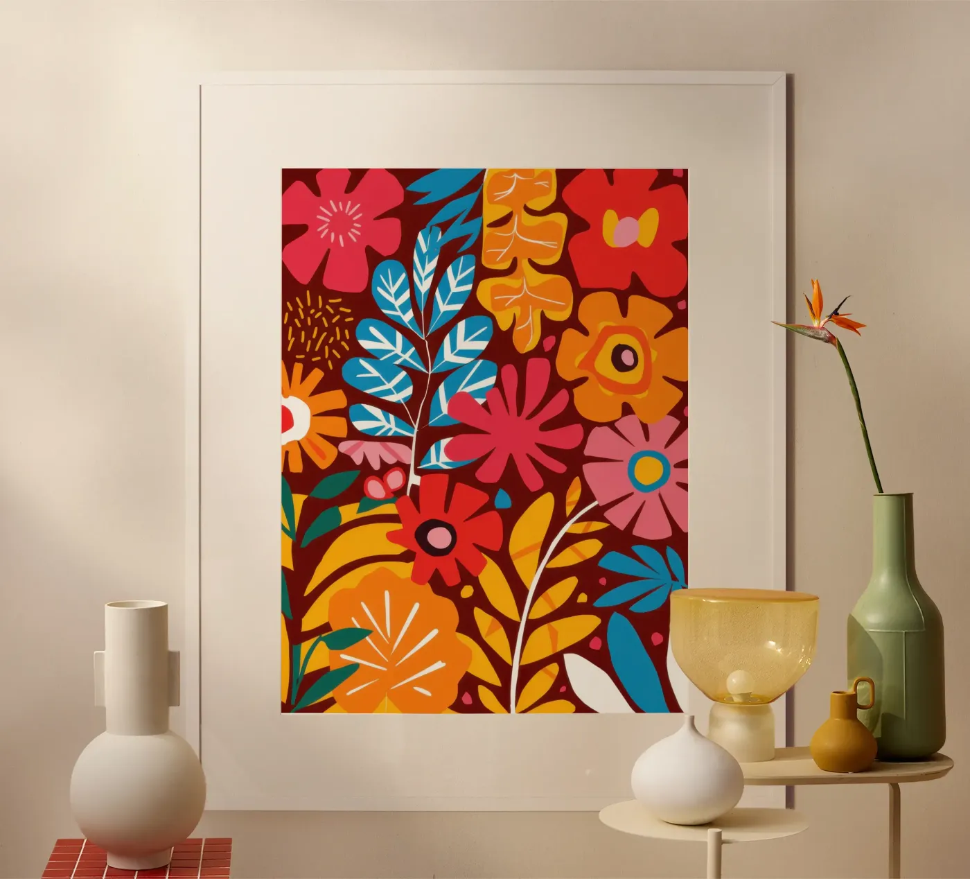 Explosive Jungle Bloom poster by Bare Art