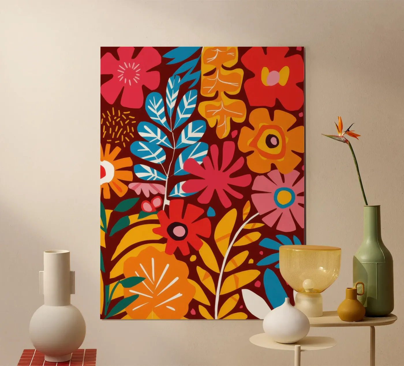 Explosive Jungle Bloom poster by Bare Art