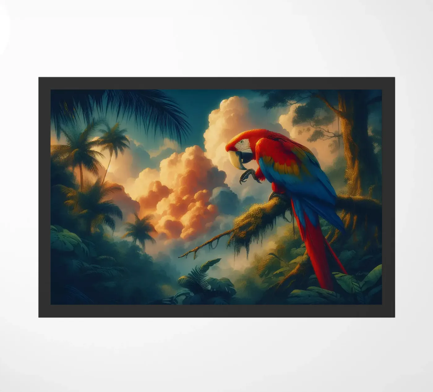 ARA ROUGE doormat by RUBIANT ART