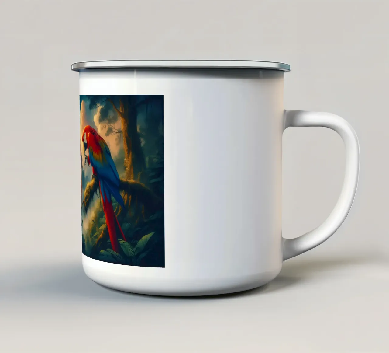 ARA ROUGE tazza in smalto da RUBIANT ART
