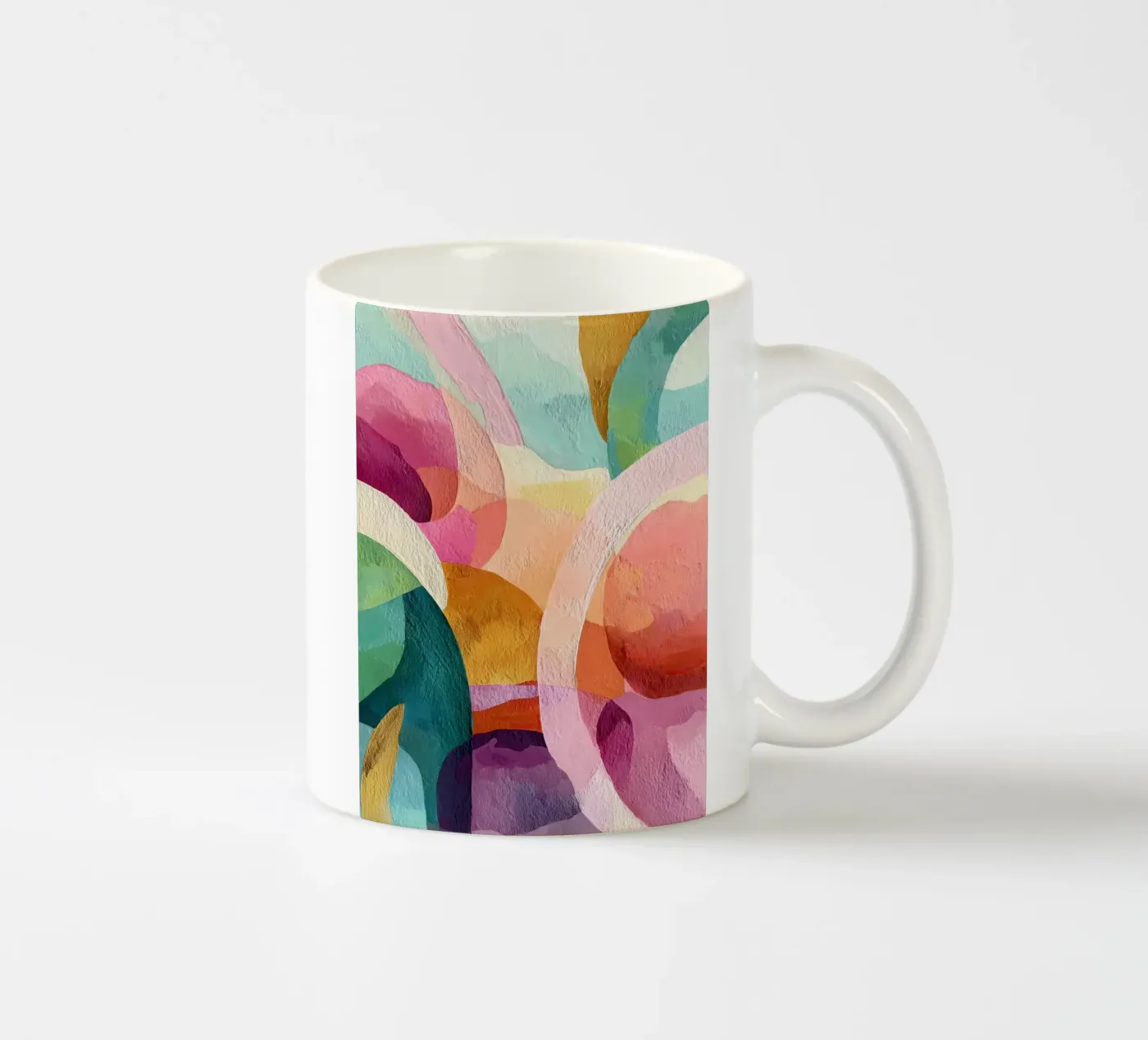 Soft Geometry ceramic mug by Hugo