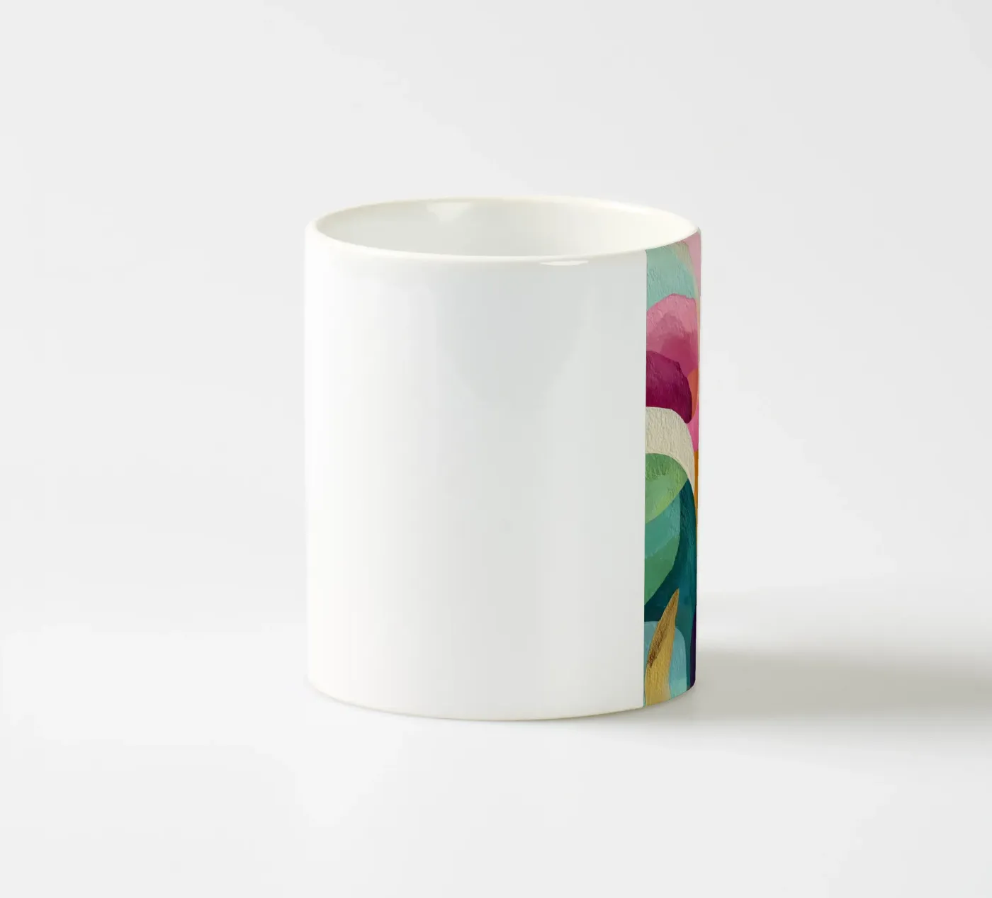 Soft Geometry ceramic mug by Hugo