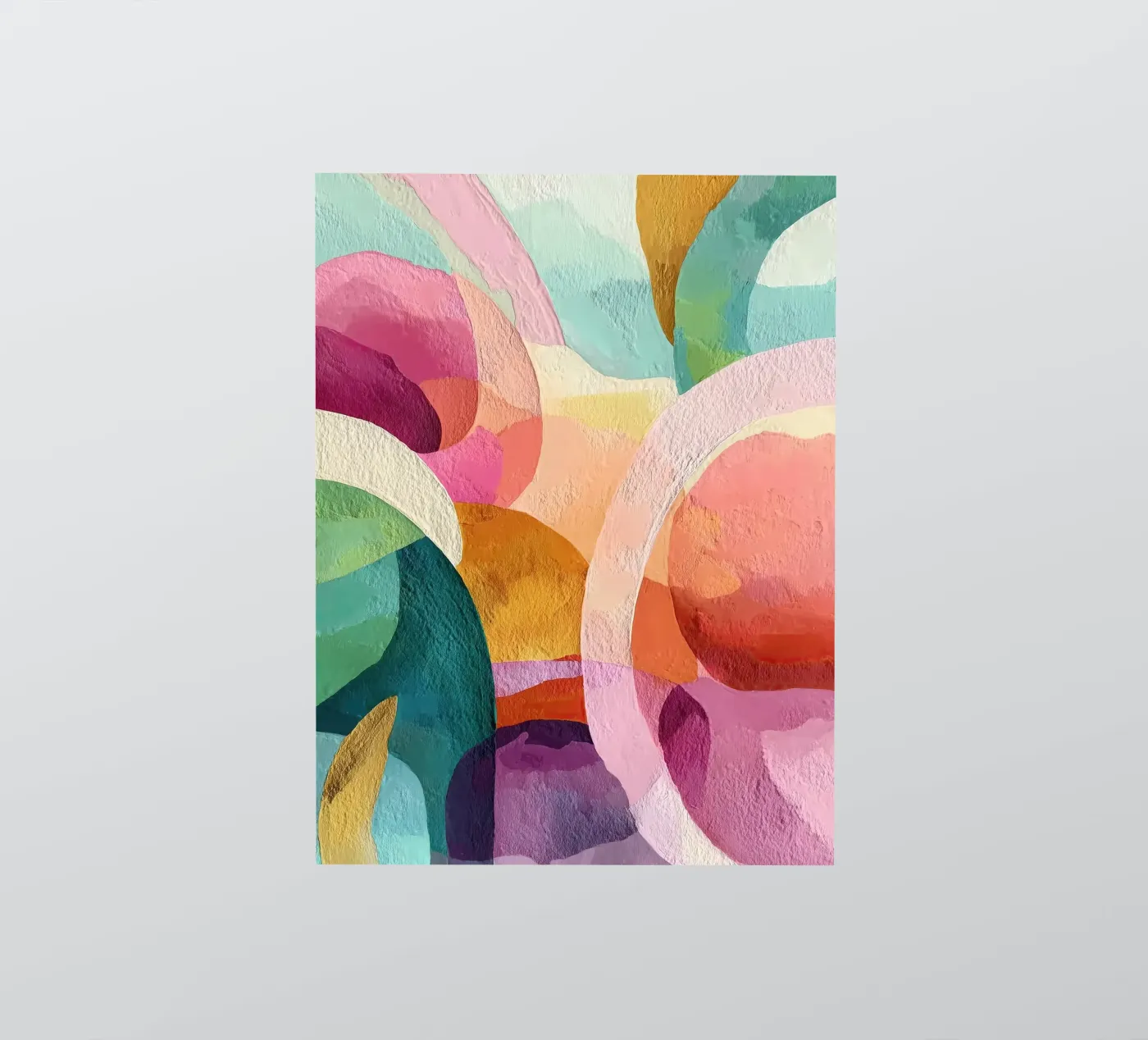 Soft Geometry sticker van Hugo