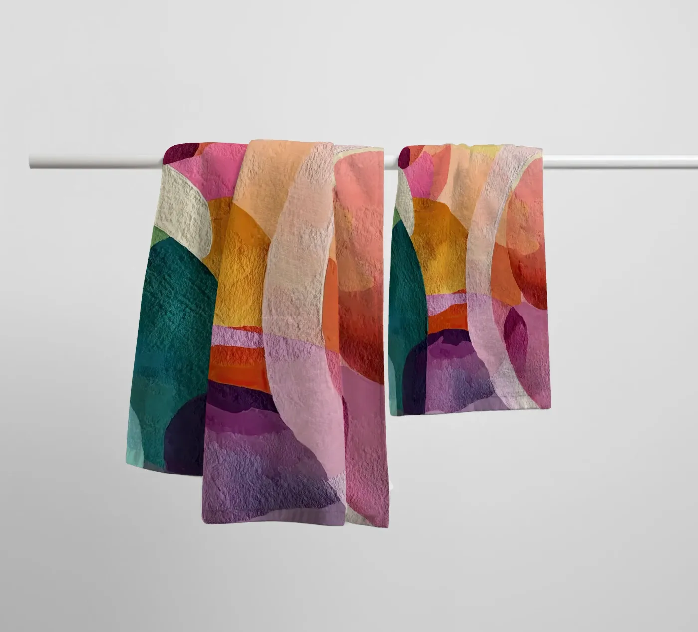 Soft Geometry towel by Hugo