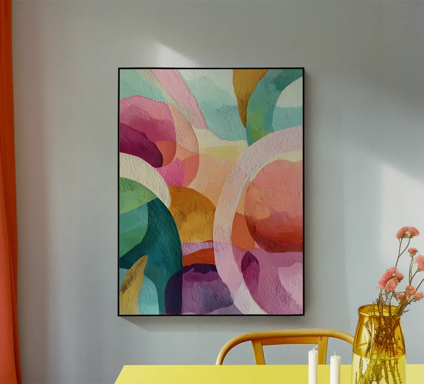 Soft Geometry acryl van Hugo