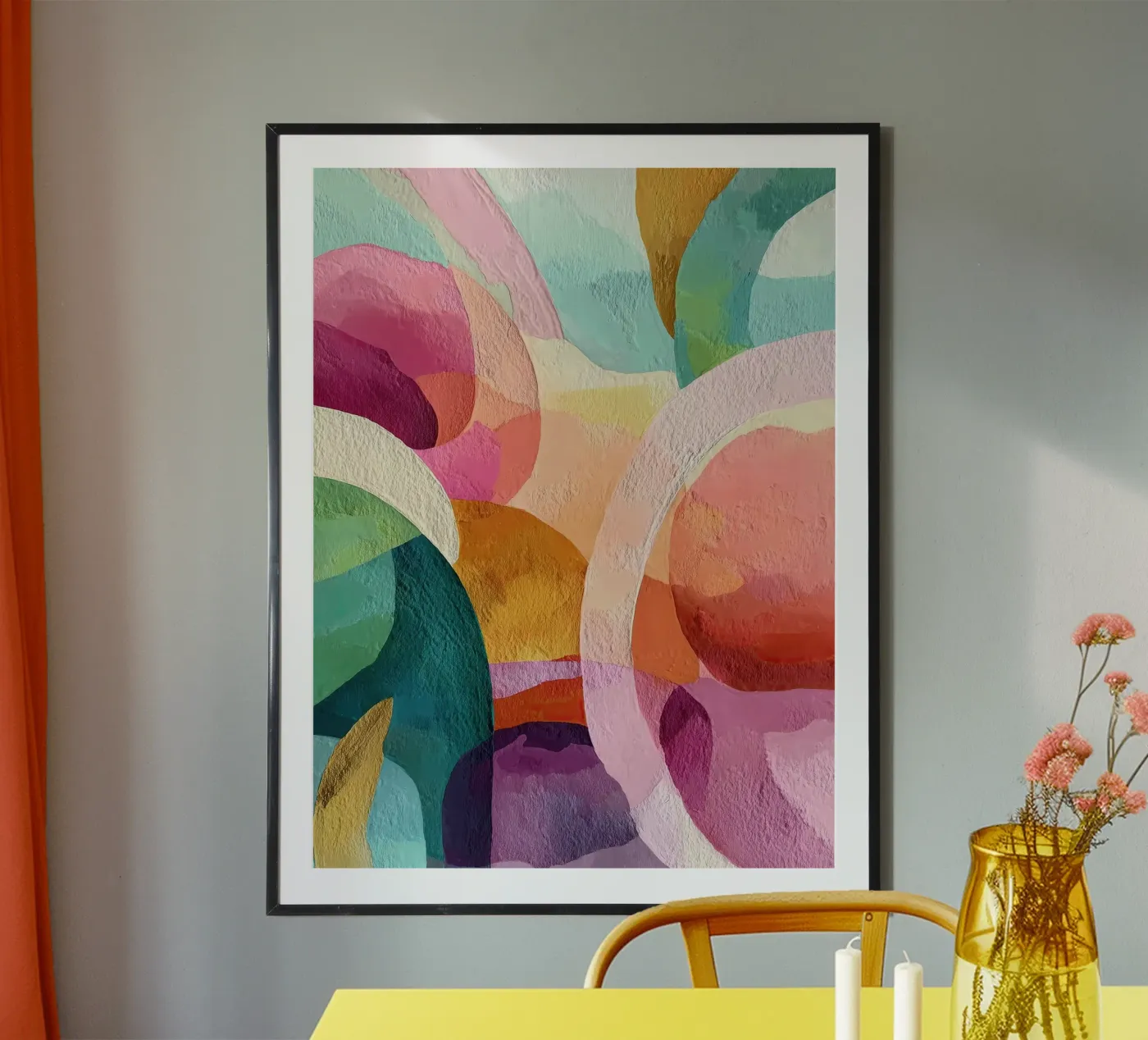 Soft Geometry poster by Hugo