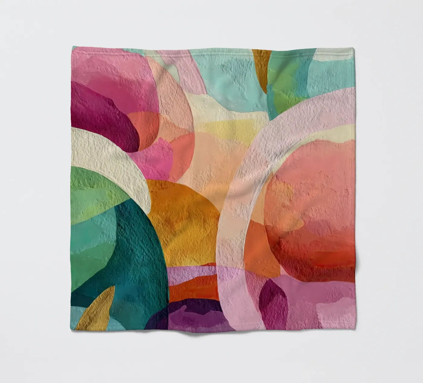 Soft Geometry fleece blanket by Hugo
