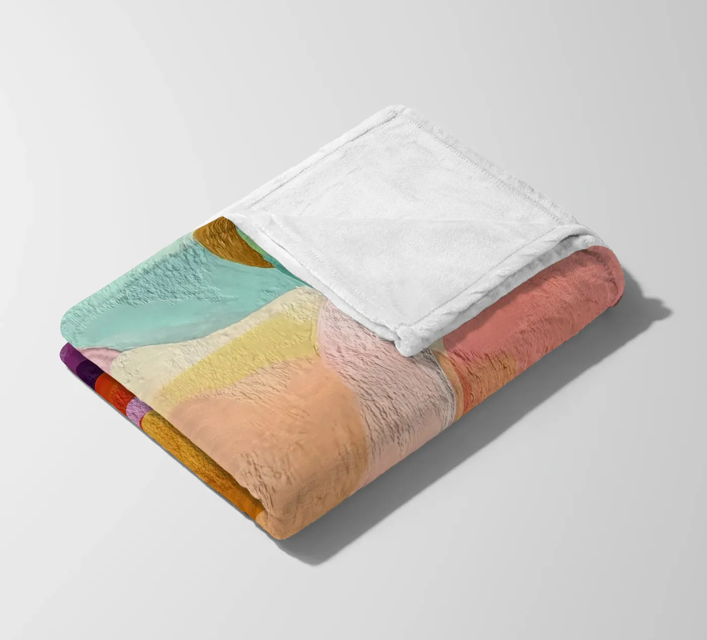 Soft Geometry fleece blanket by Hugo
