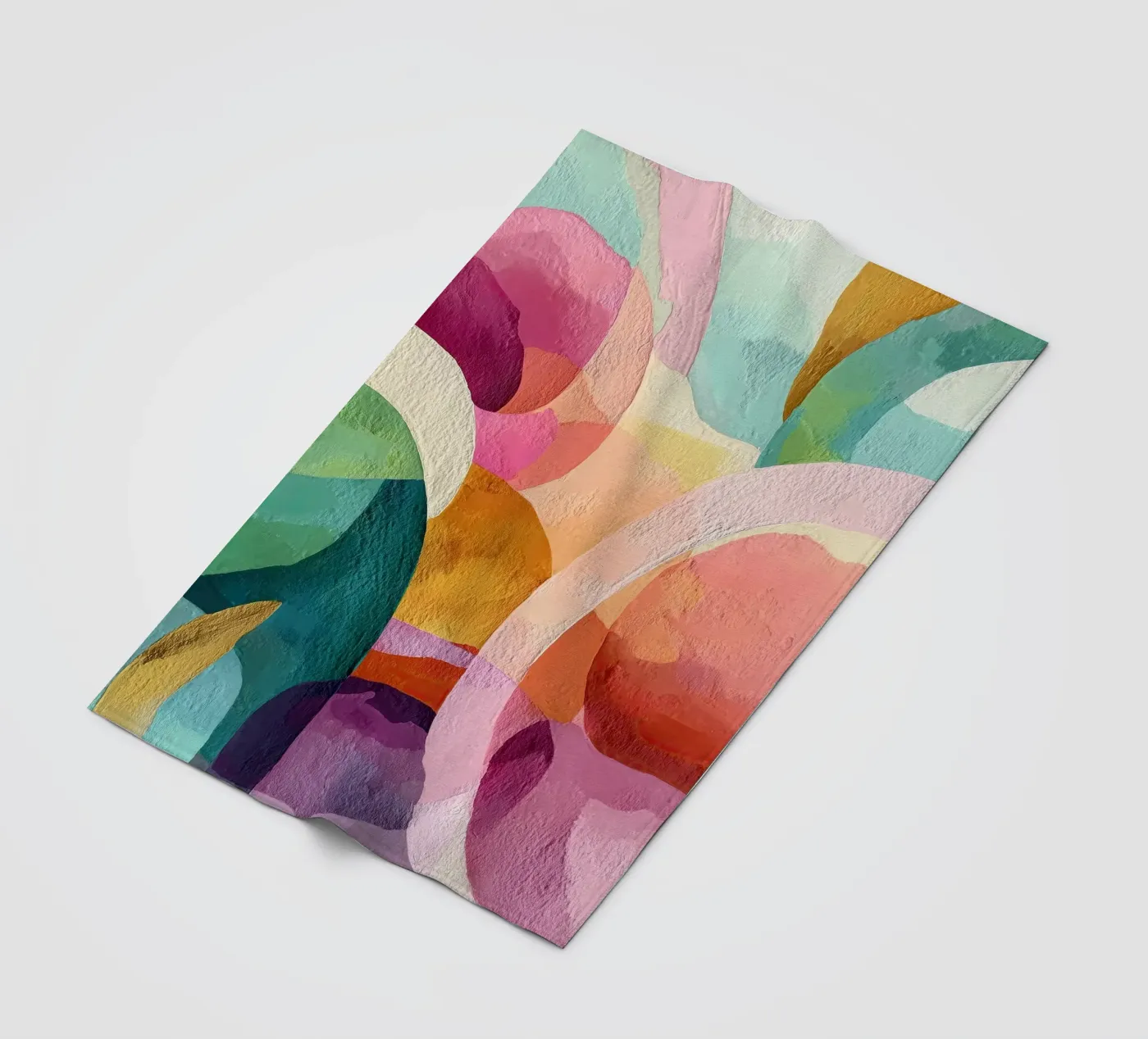 Soft Geometry fleece blanket by Hugo