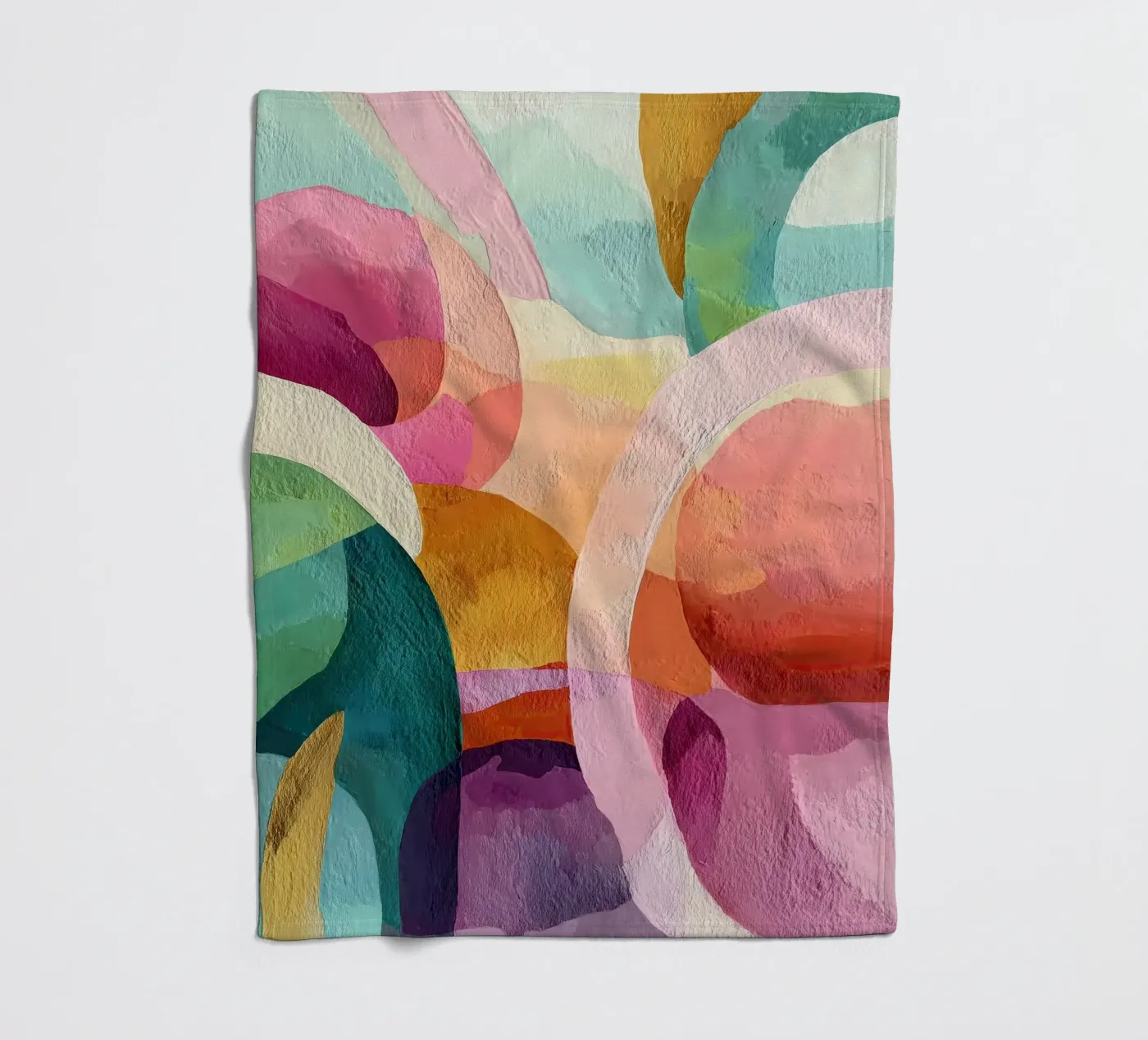 Soft Geometry fleece blanket by Hugo