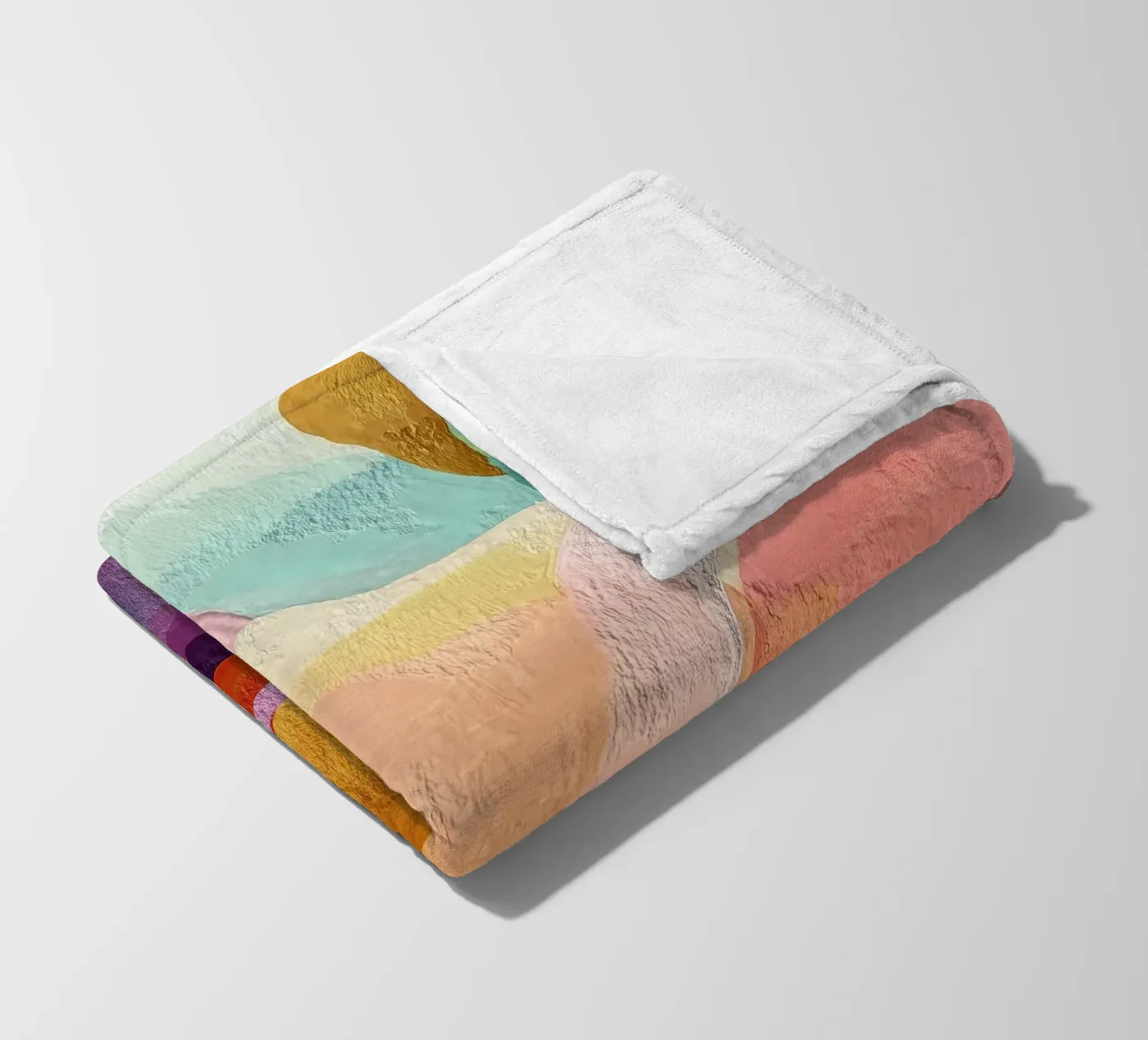 Soft Geometry fleece blanket by Hugo