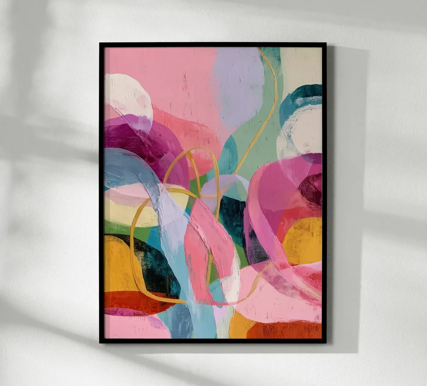 Abstract Bloom poster by Hugo