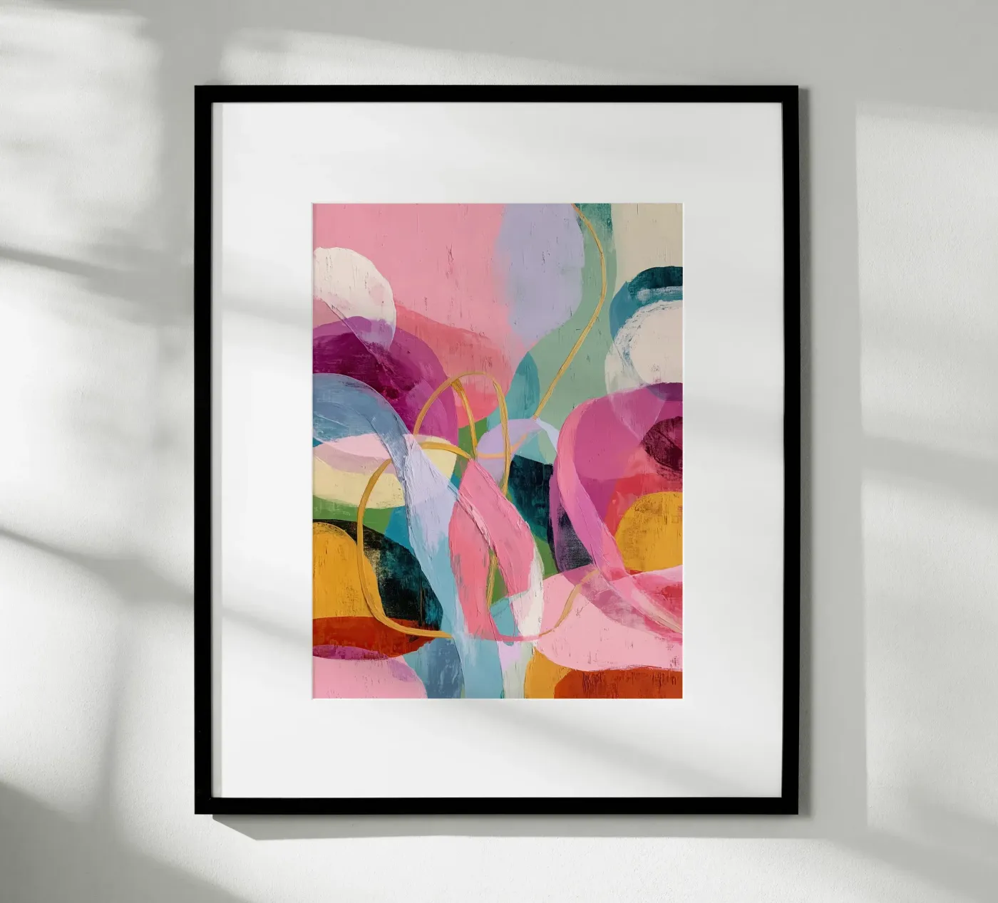 Abstract Bloom poster by Hugo