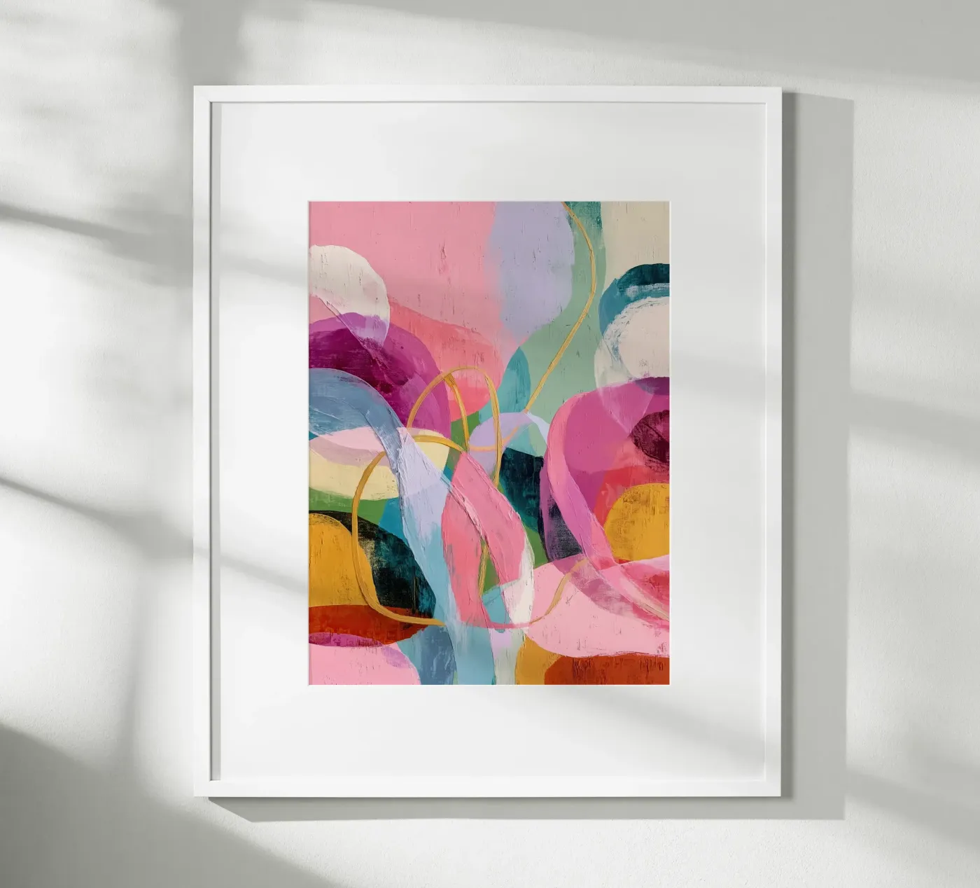Abstract Bloom poster by Hugo