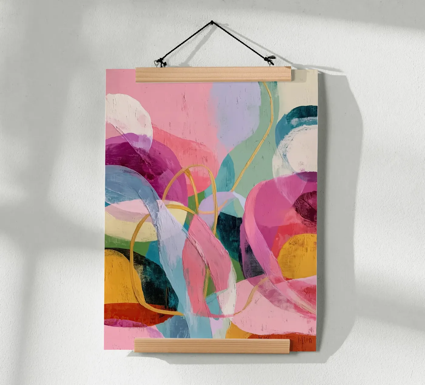 Abstract Bloom poster by Hugo