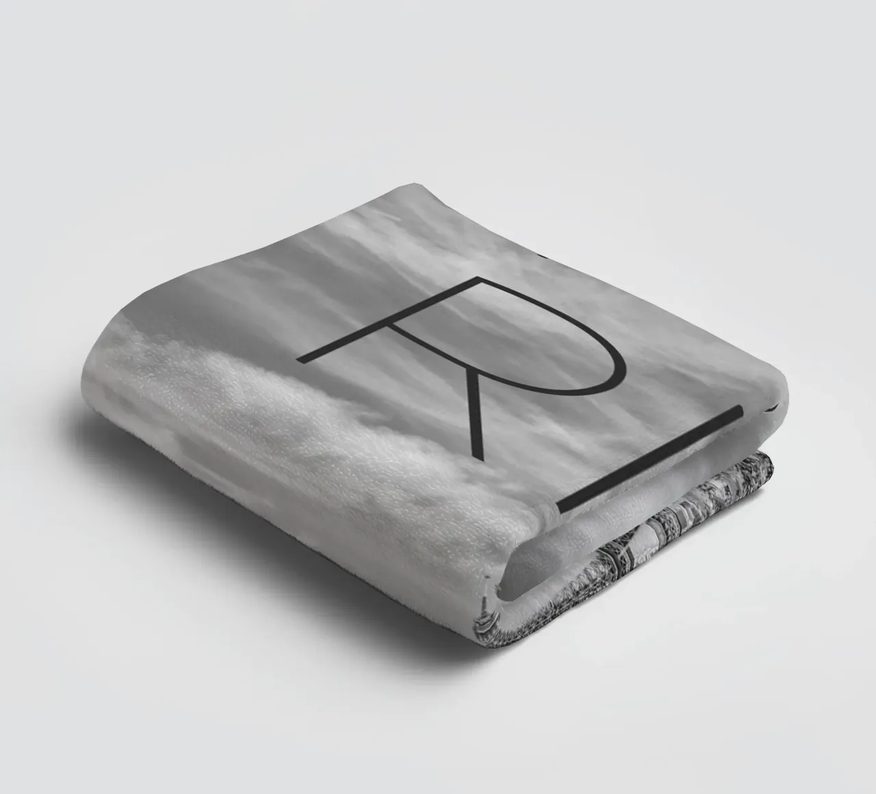 PARIS Eiffel Tower | Text & Skyline towel by Melanie Viola