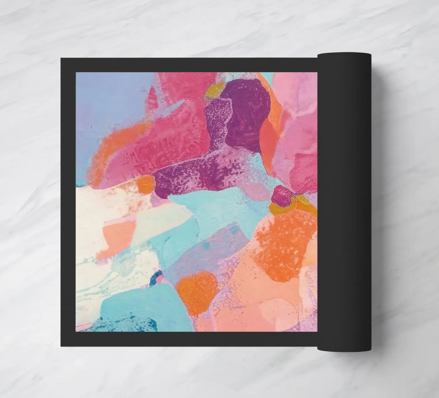 Prismatic Flow doormat by HUE FLOW