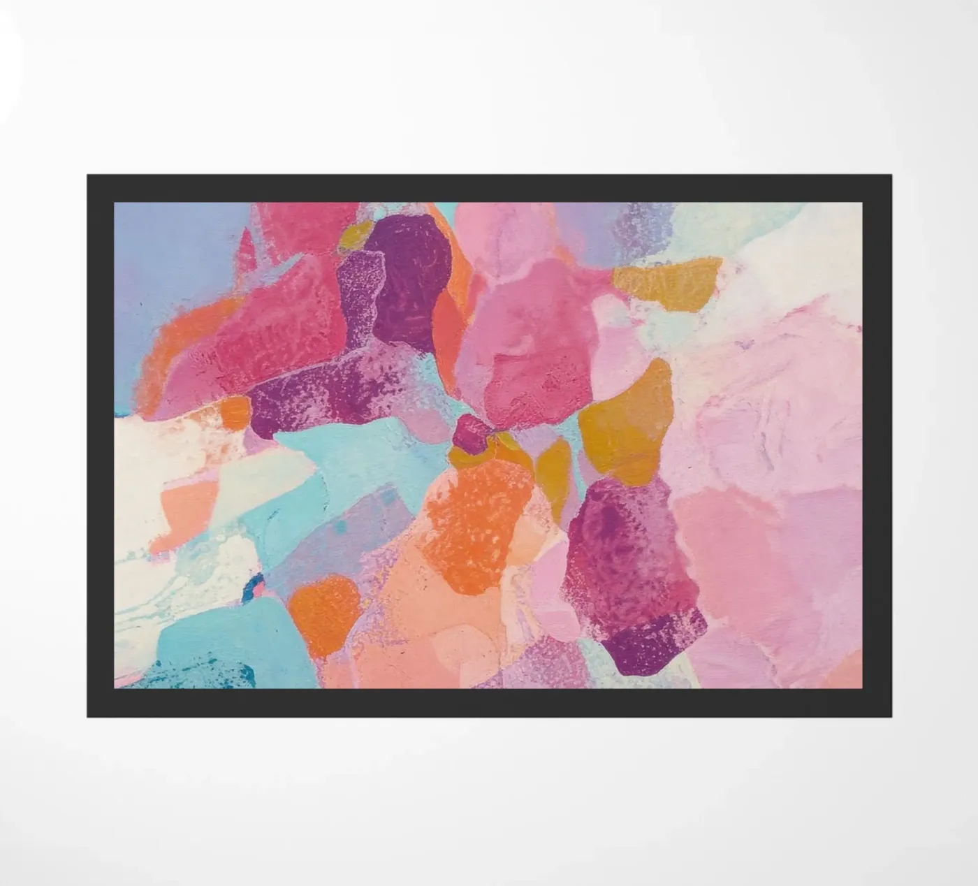 Prismatic Flow doormat by HUE FLOW