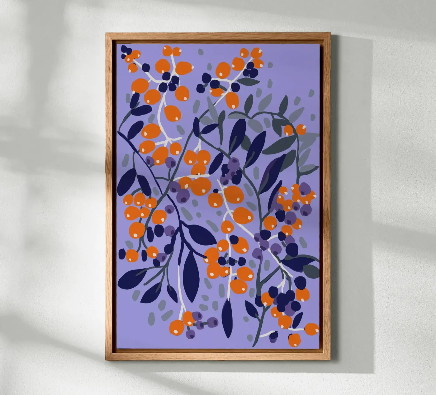 Orange Berries pannello forex da treechild