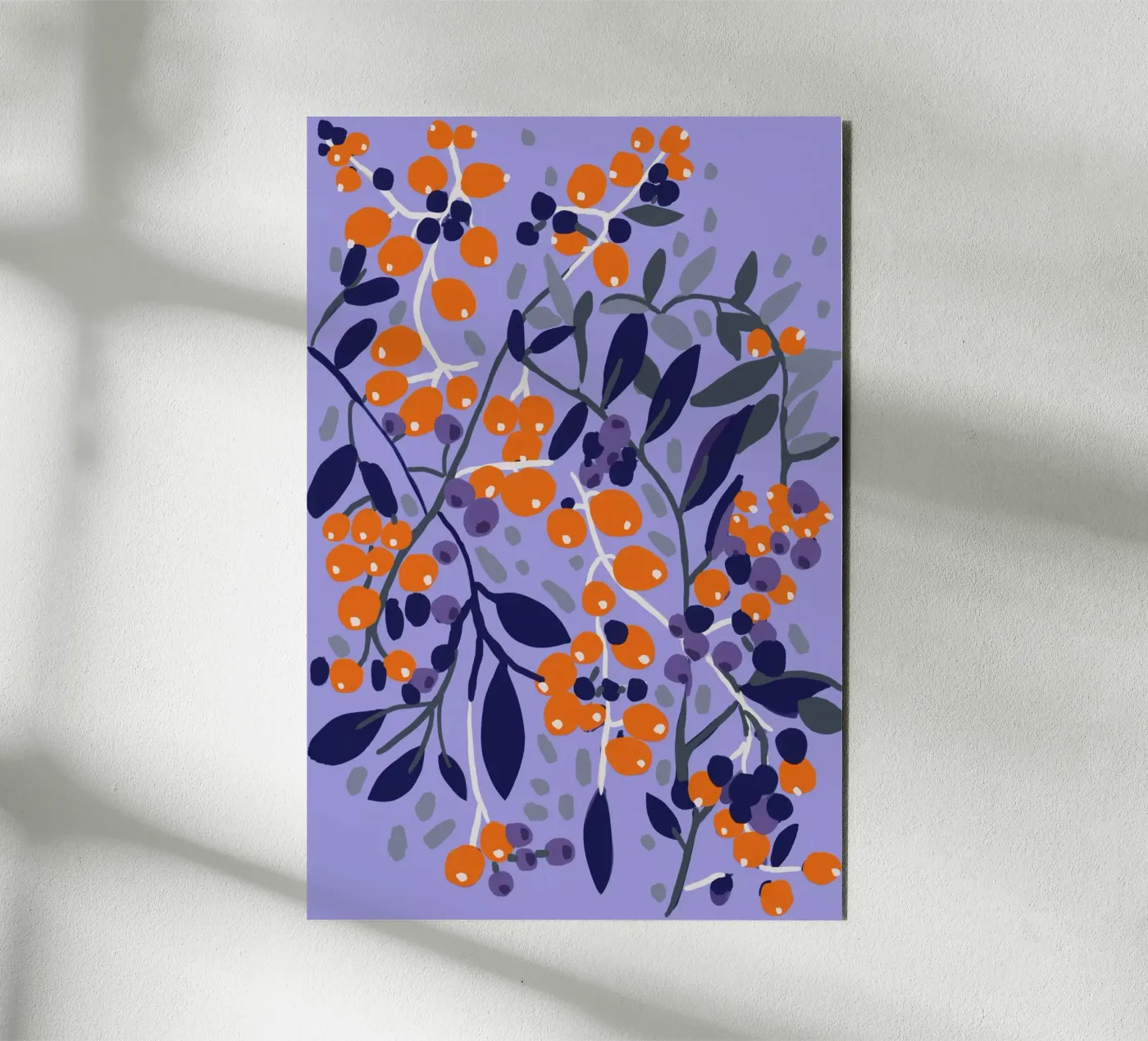 Orange Berries pannello forex da treechild