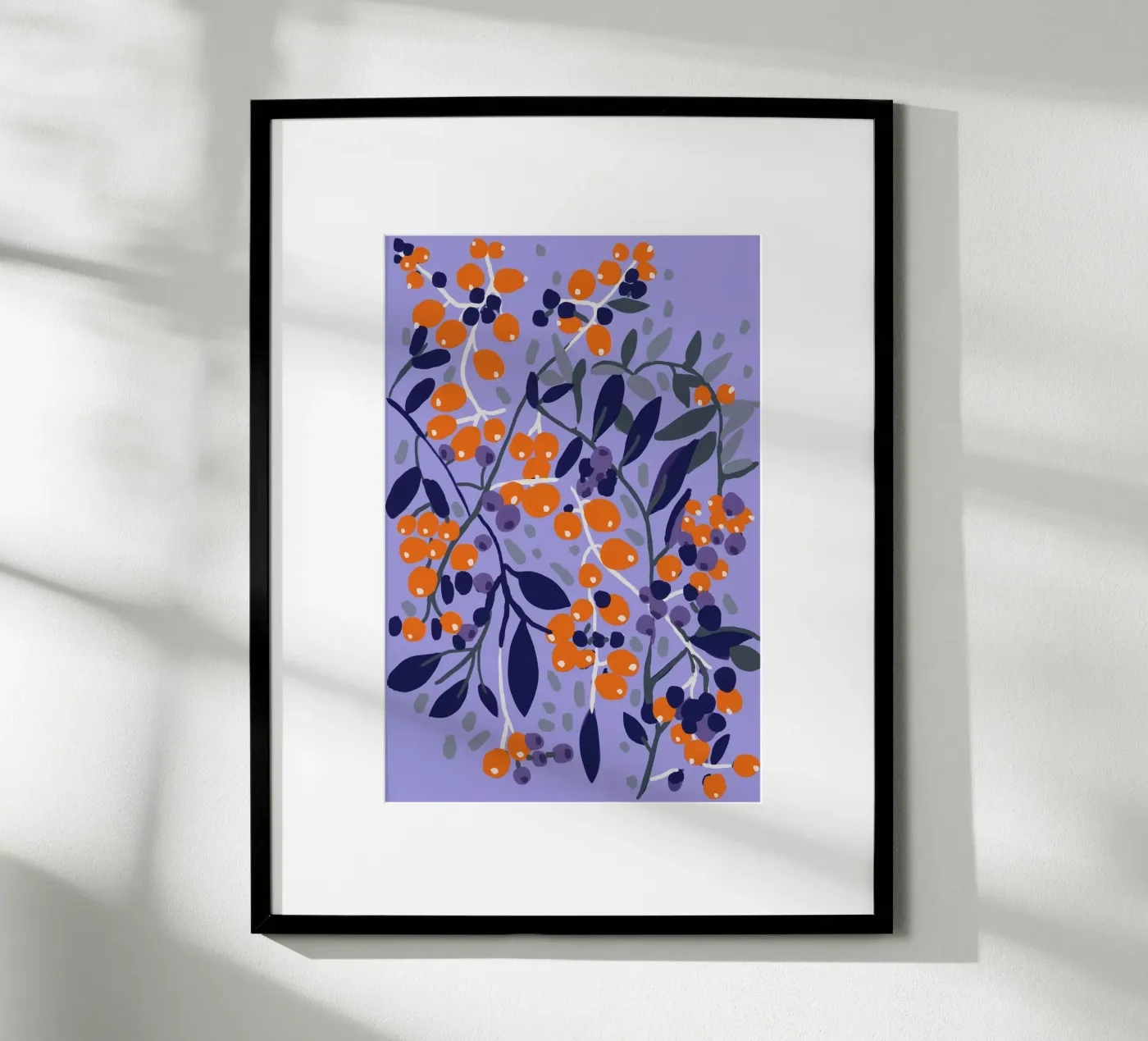 Orange Berries poster by treechild