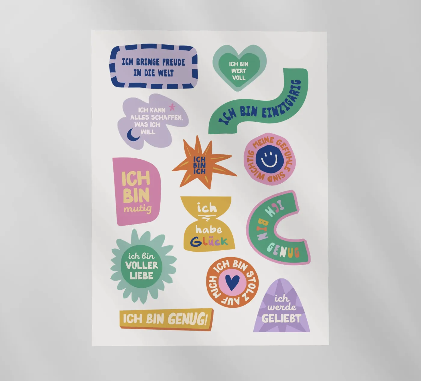 Affirmation Sticker pellicola backlit da we line studio - art