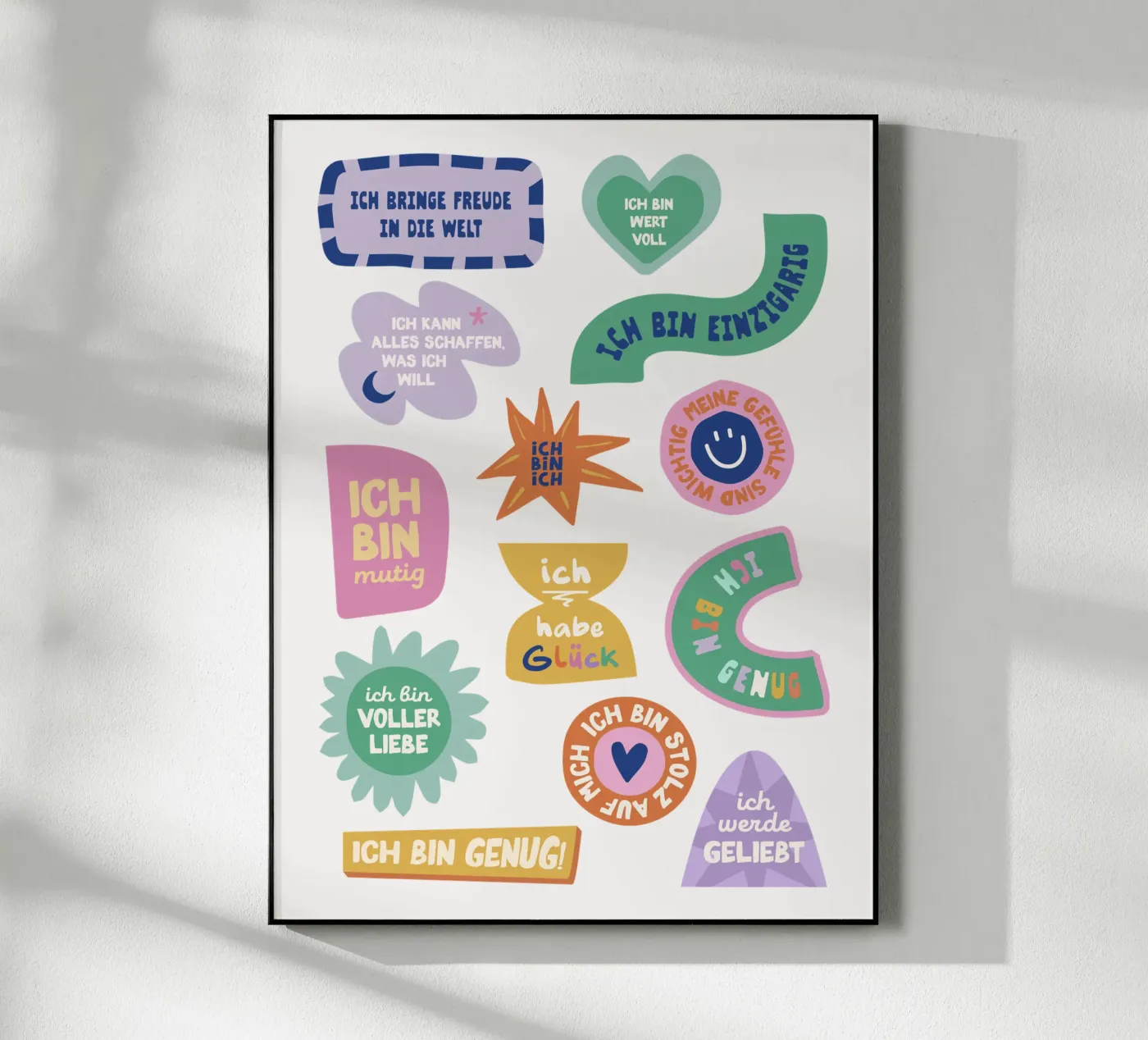 Affirmation Sticker plexiglass da we line studio - art