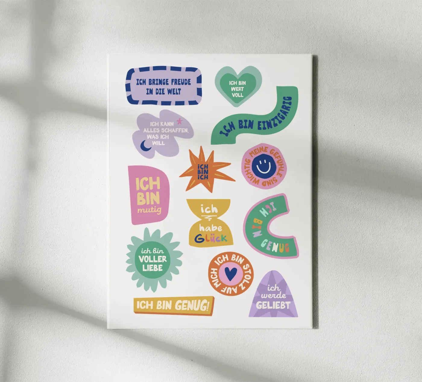 Affirmation Sticker tela da we line studio - art