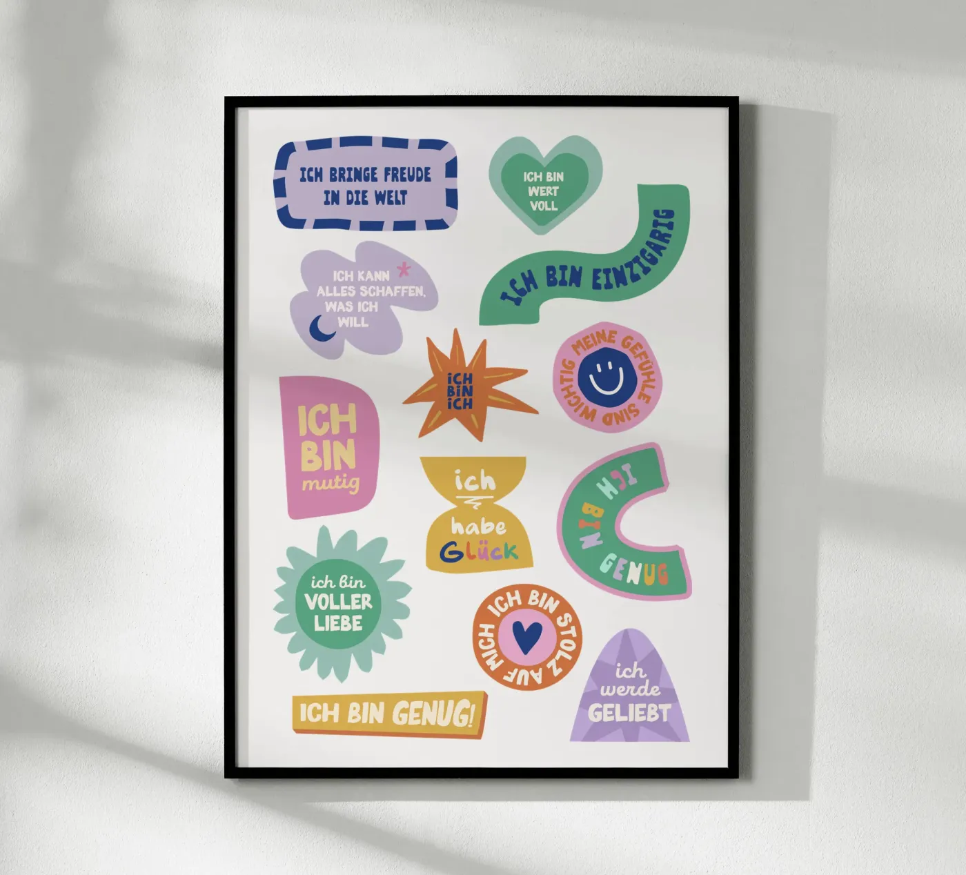 Affirmation Sticker poster da we line studio - art