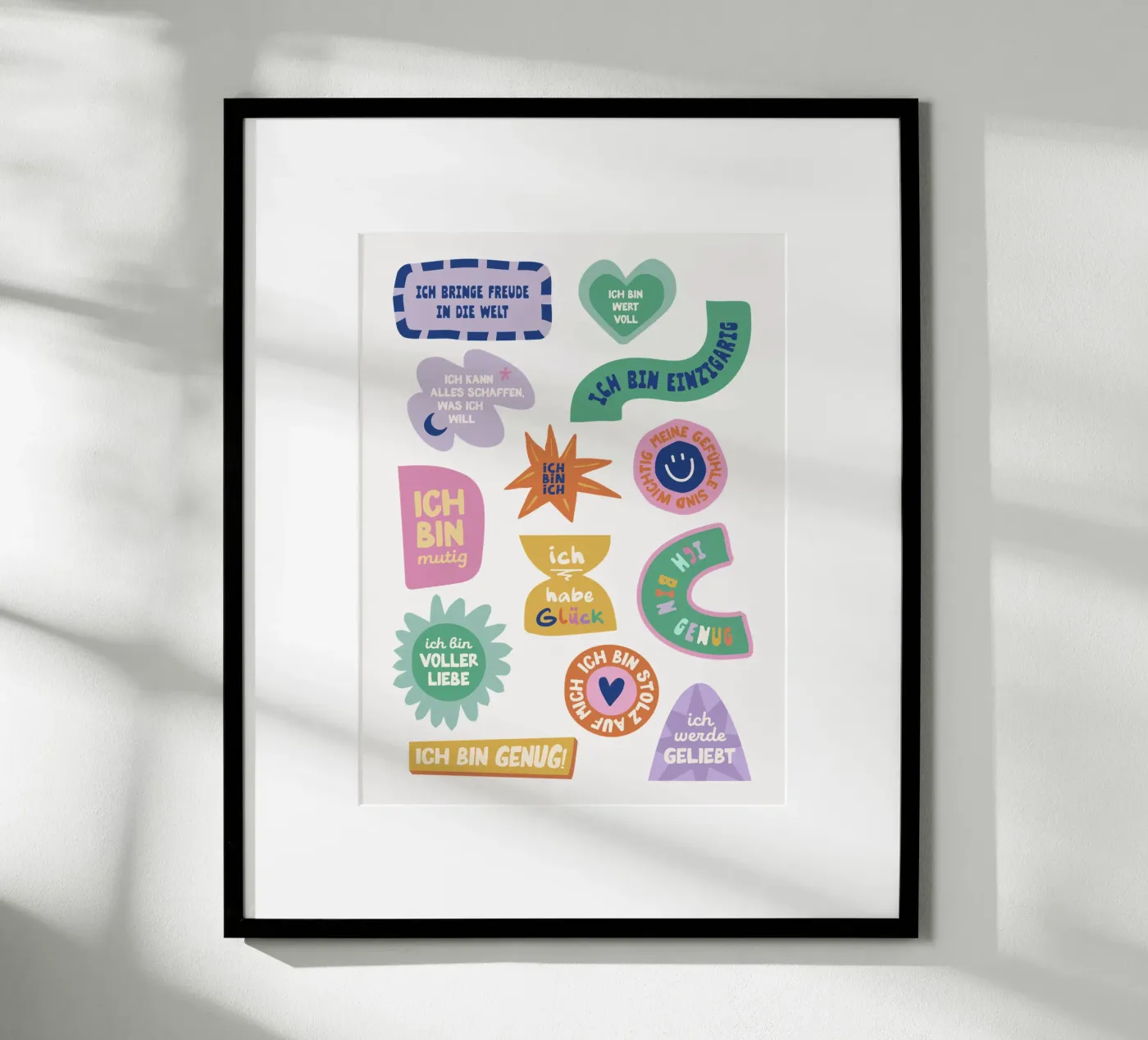 Affirmation Sticker poster da we line studio - art