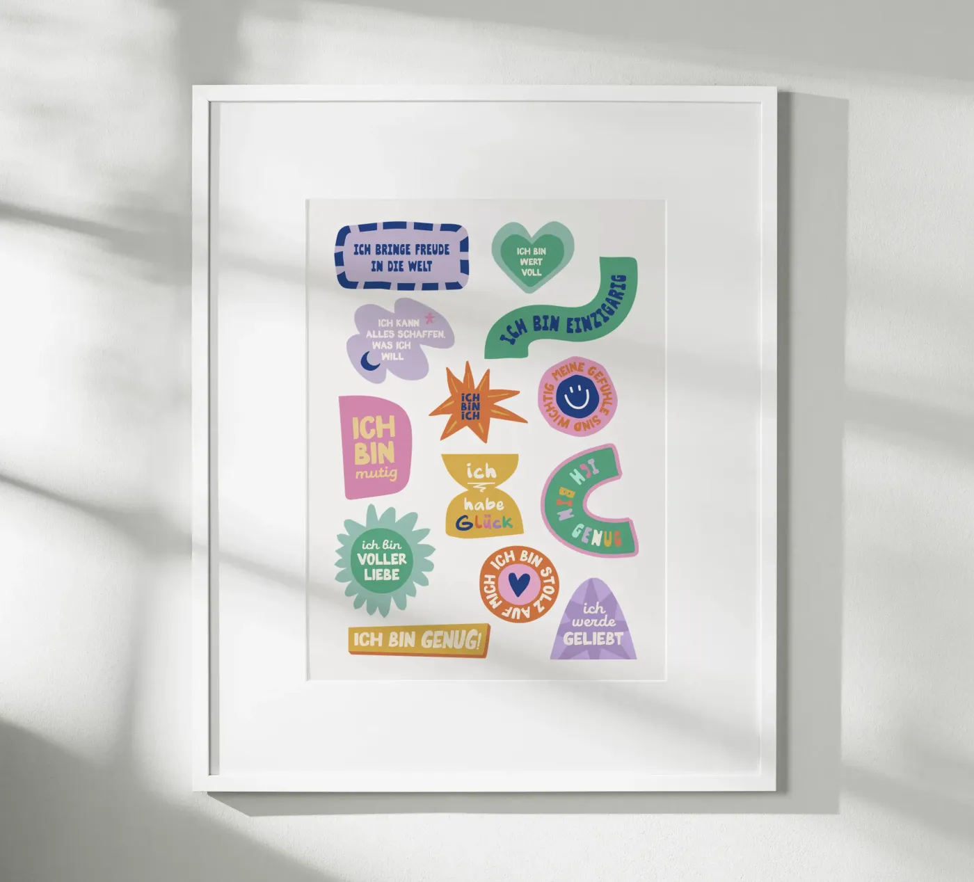 Affirmation Sticker poster da we line studio - art