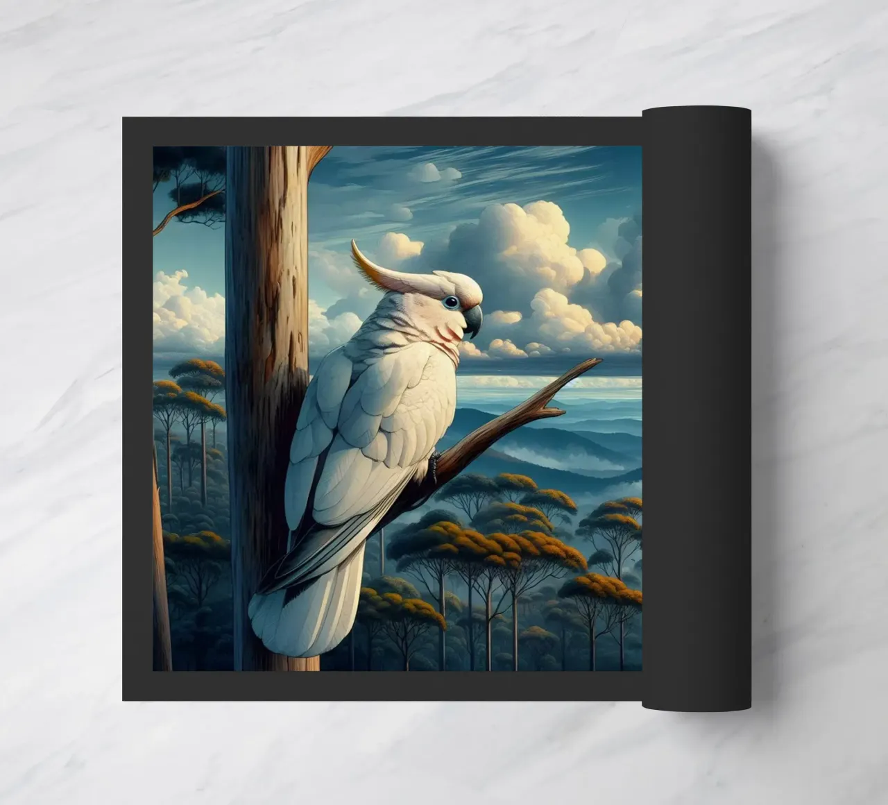 CACATOES doormat by RUBIANT ART